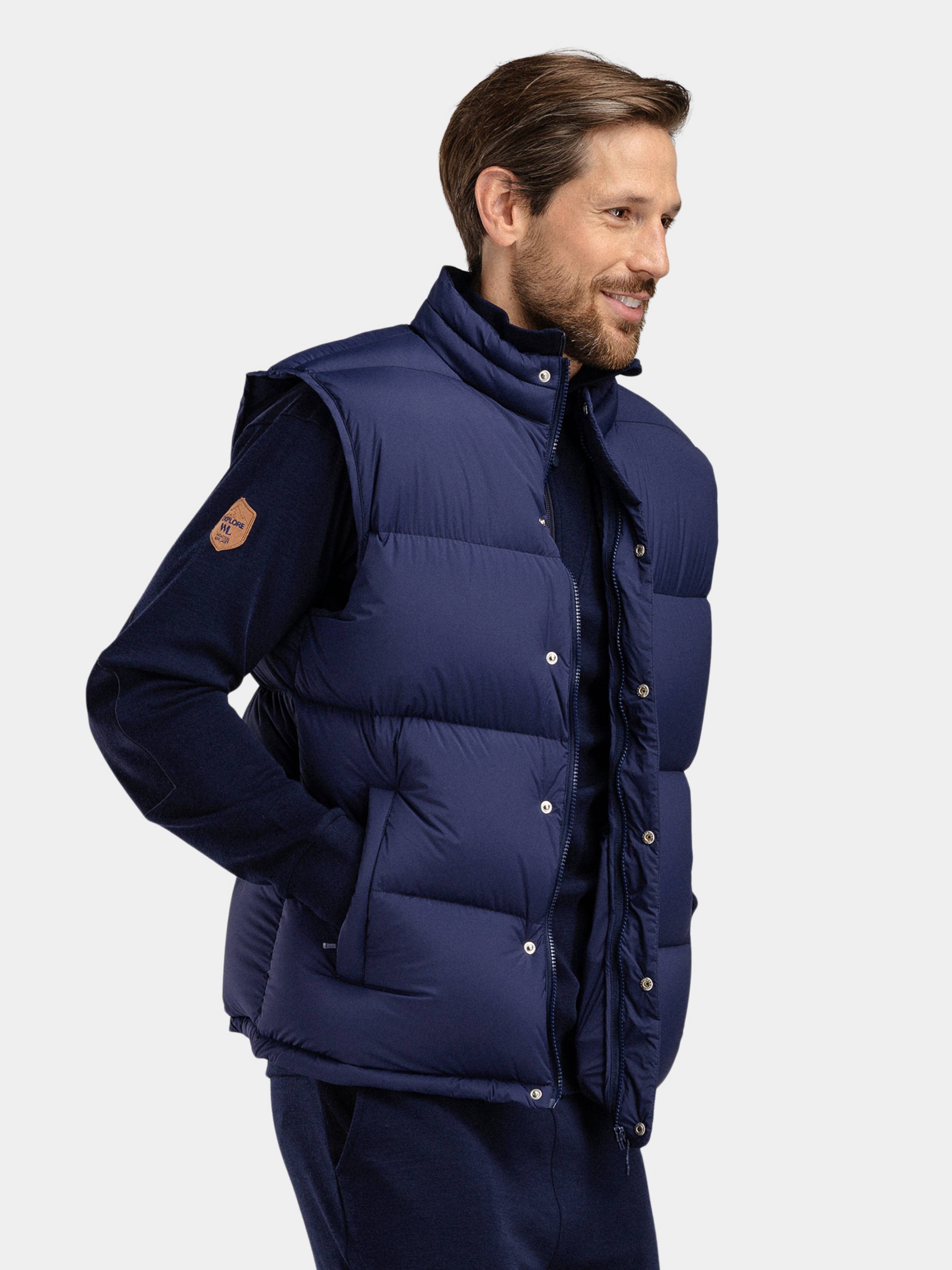 Lindesnes Down Vest Blue Ink