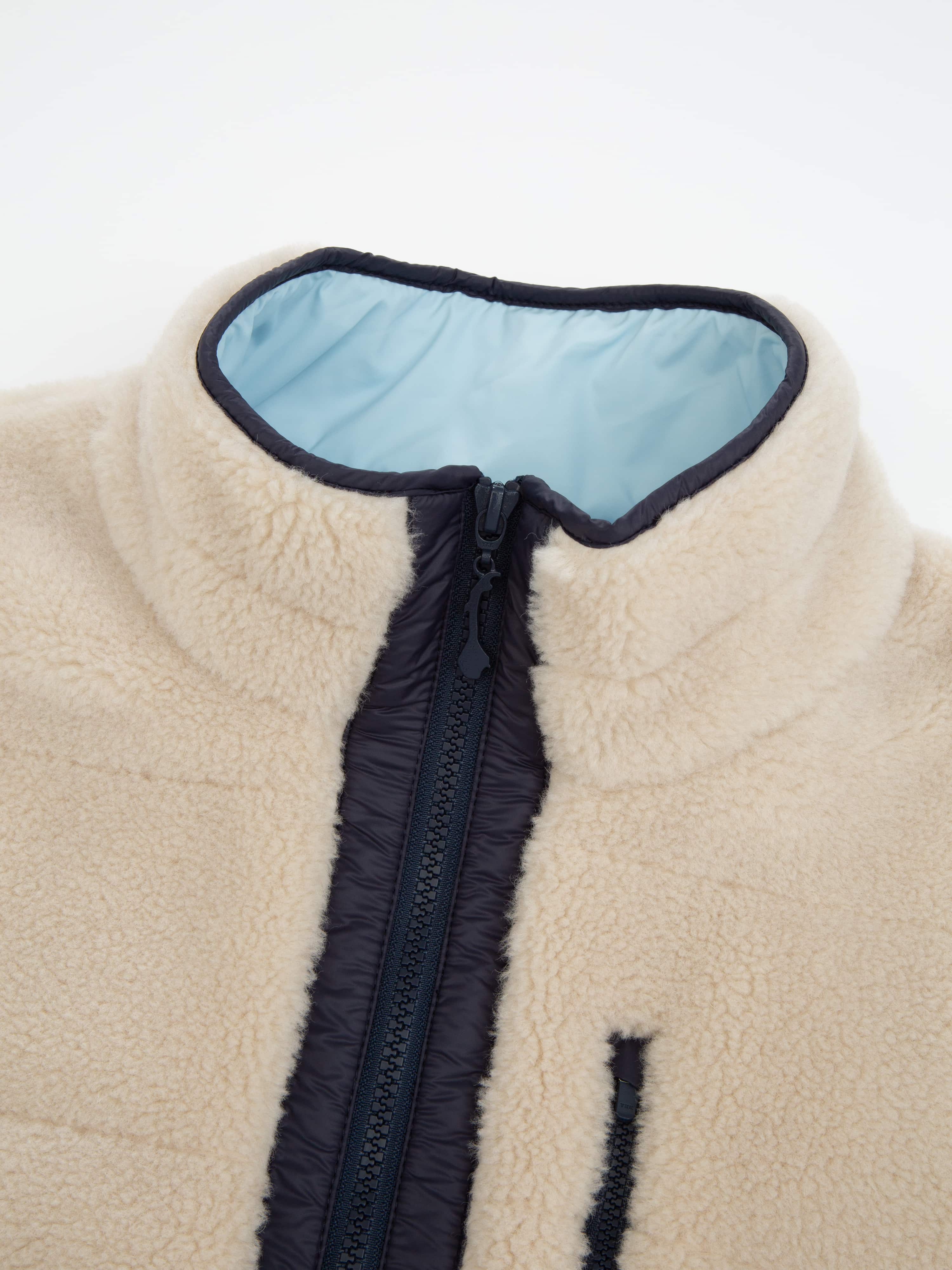 Nusfjord Fleece Vest  Sheep