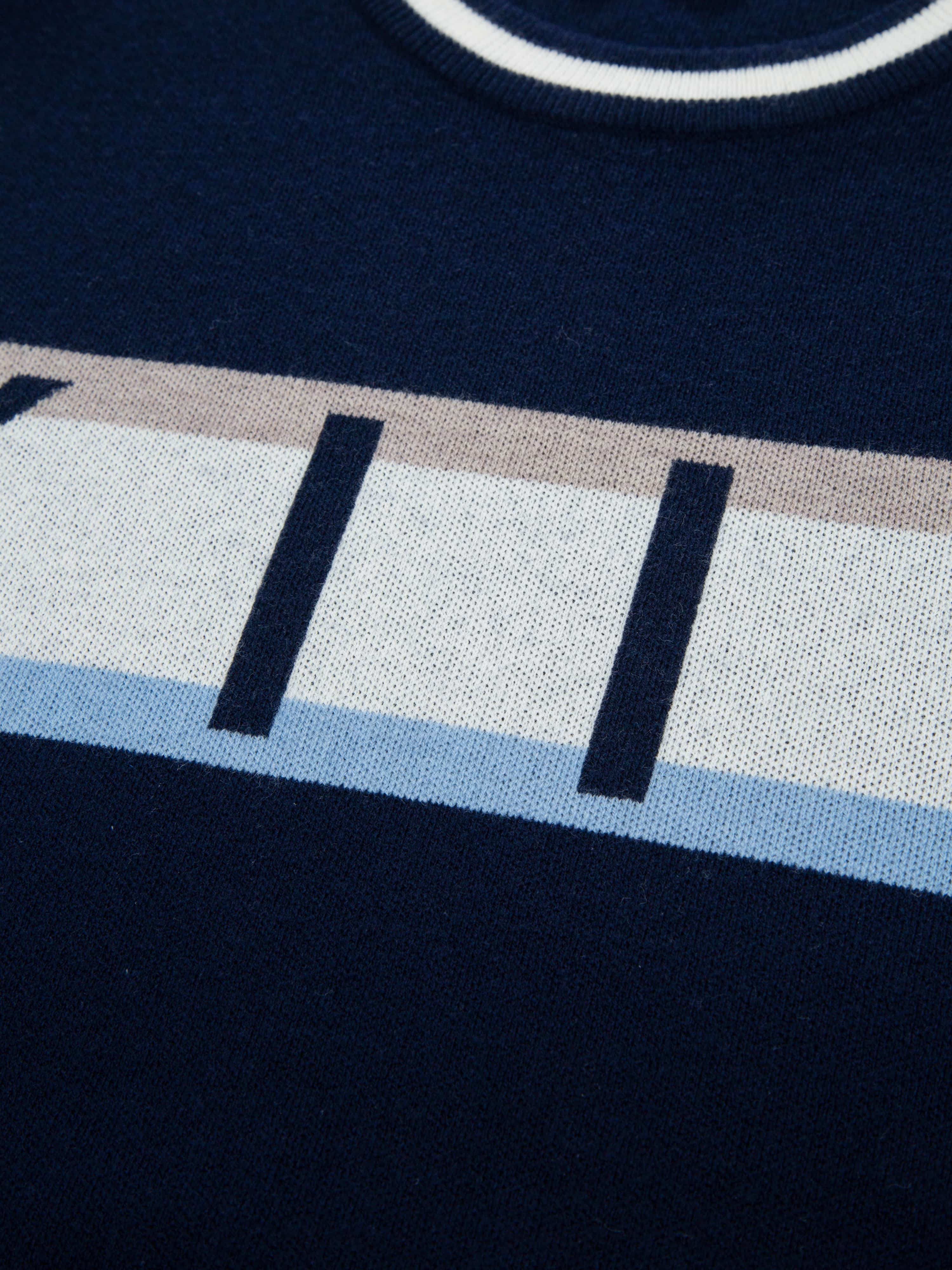 Solsidan Wool Sweater Dark Blue