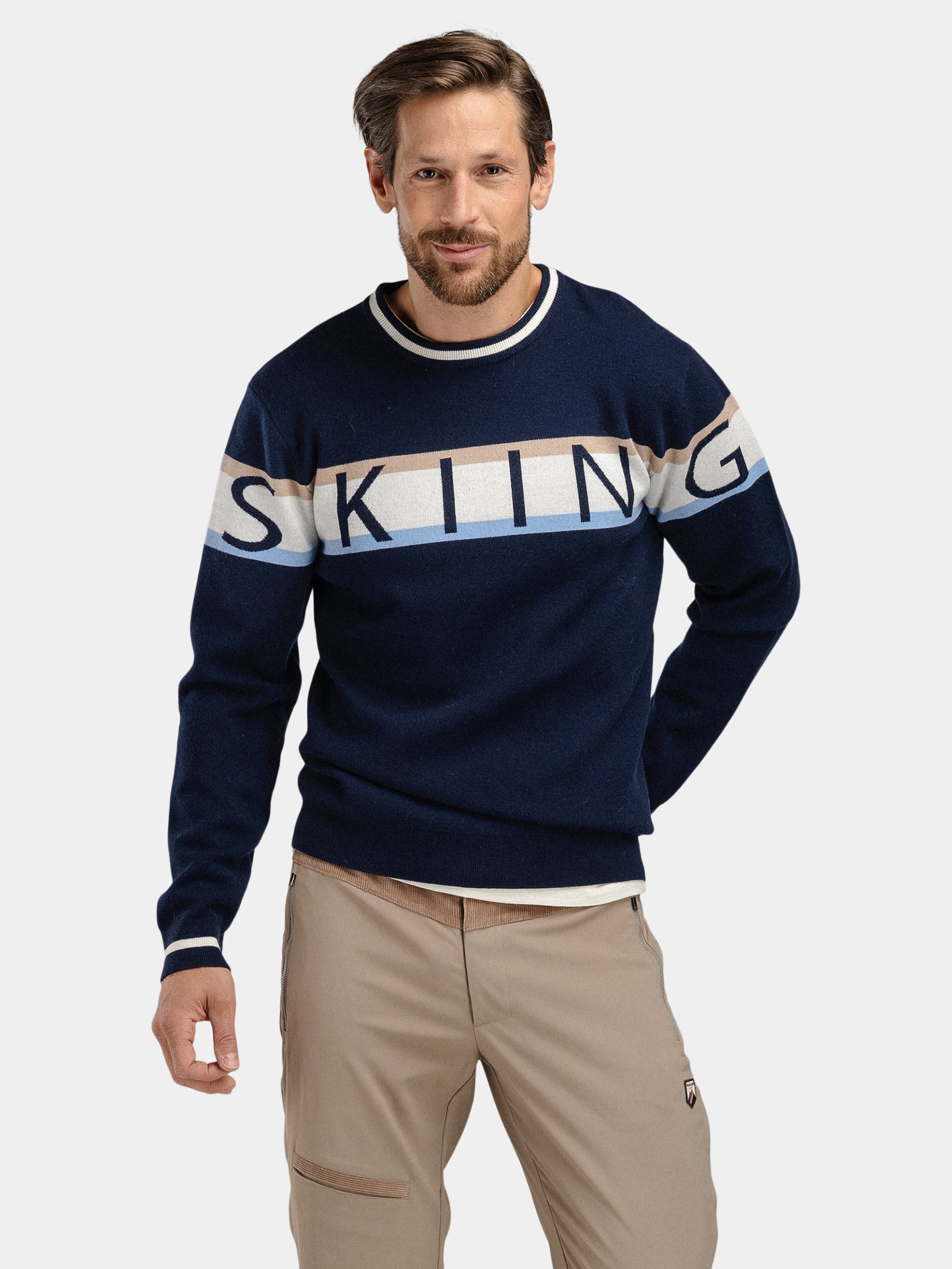 Solsidan Wool Sweater Dark Blue