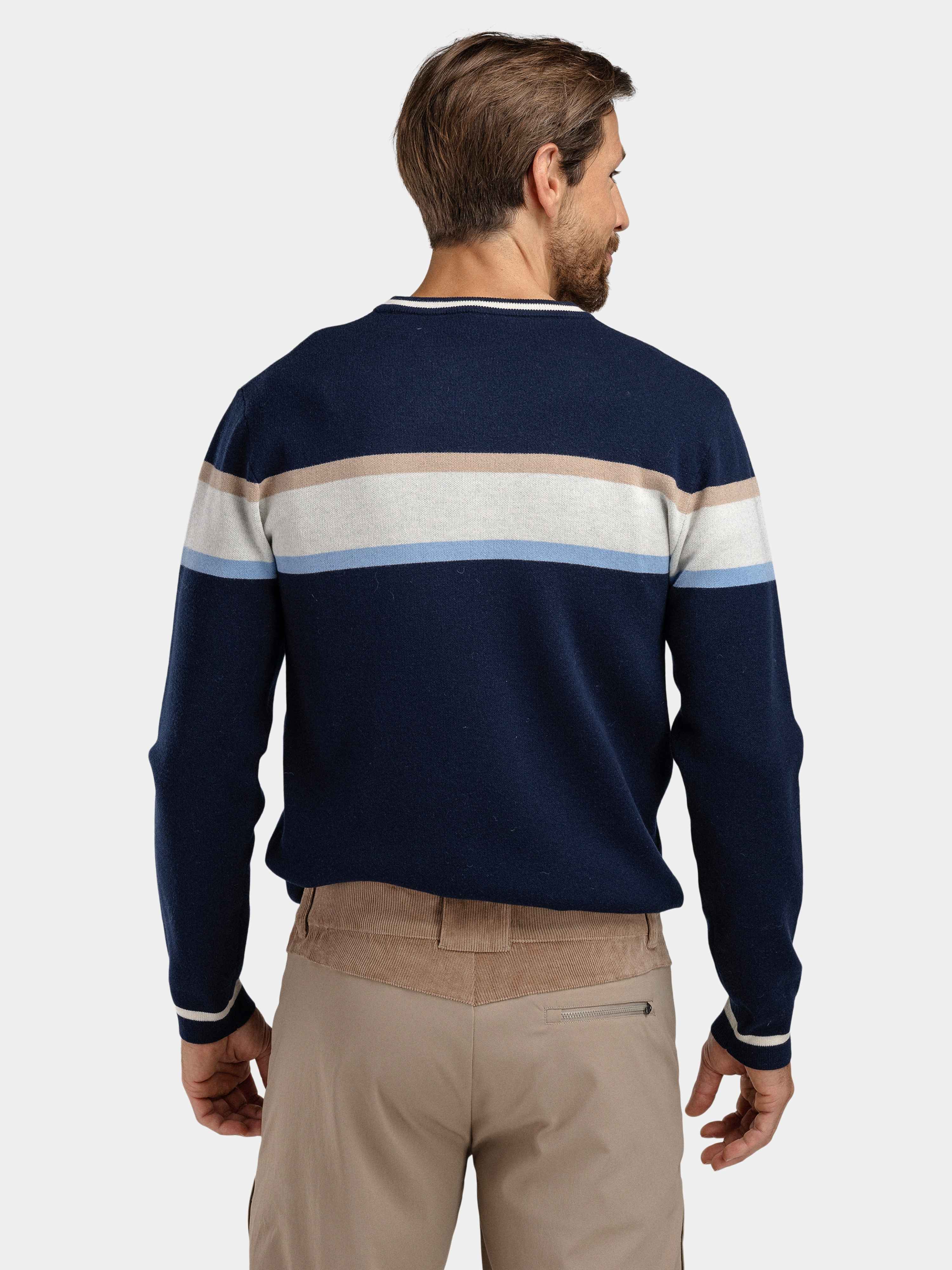 Solsidan Wool Sweater Dark Blue