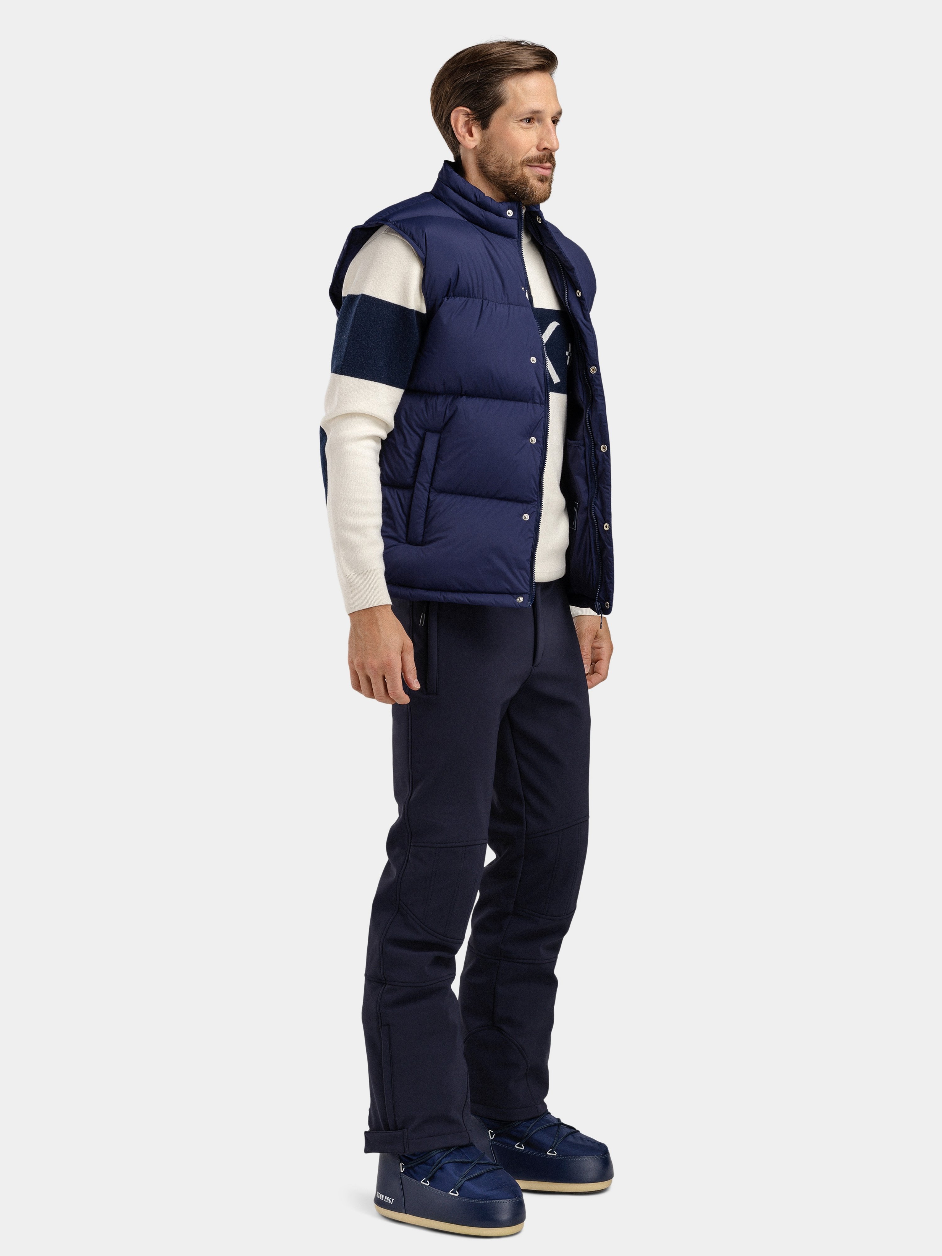 Lindesnes Down Vest Blue Ink