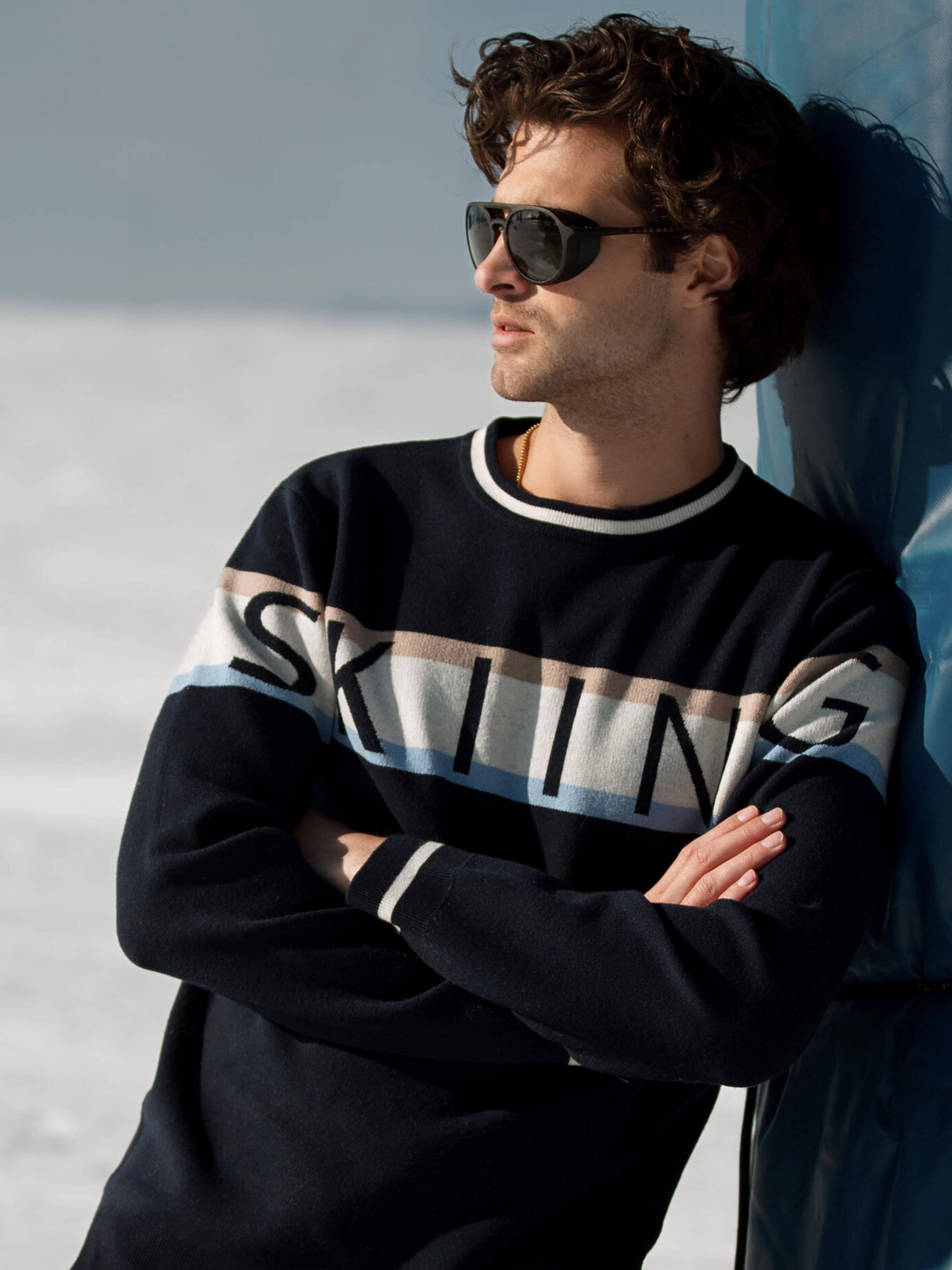 Solsidan Wool Sweater Dark Blue