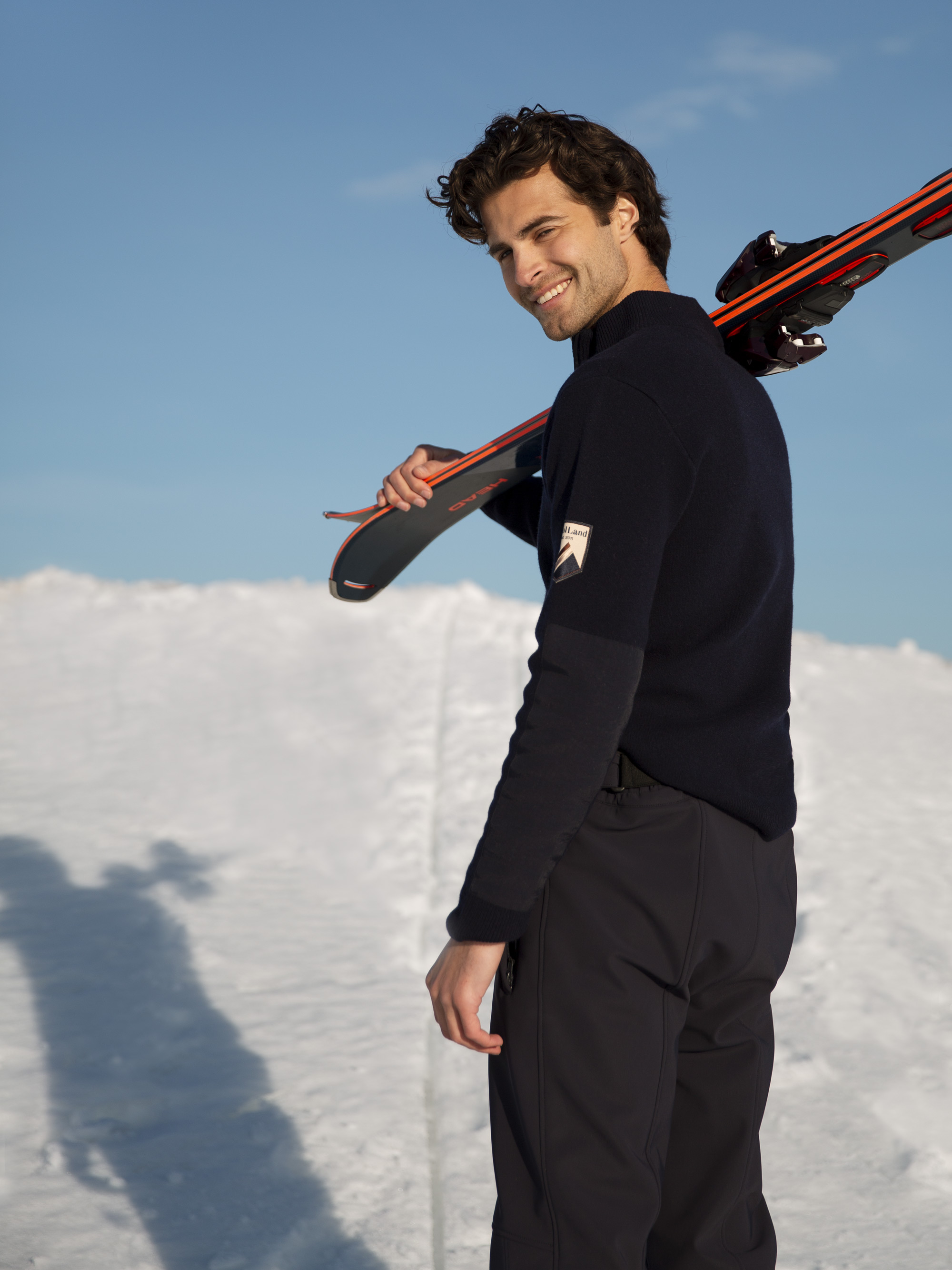 Tydal Knitted Sweater Dark Blue