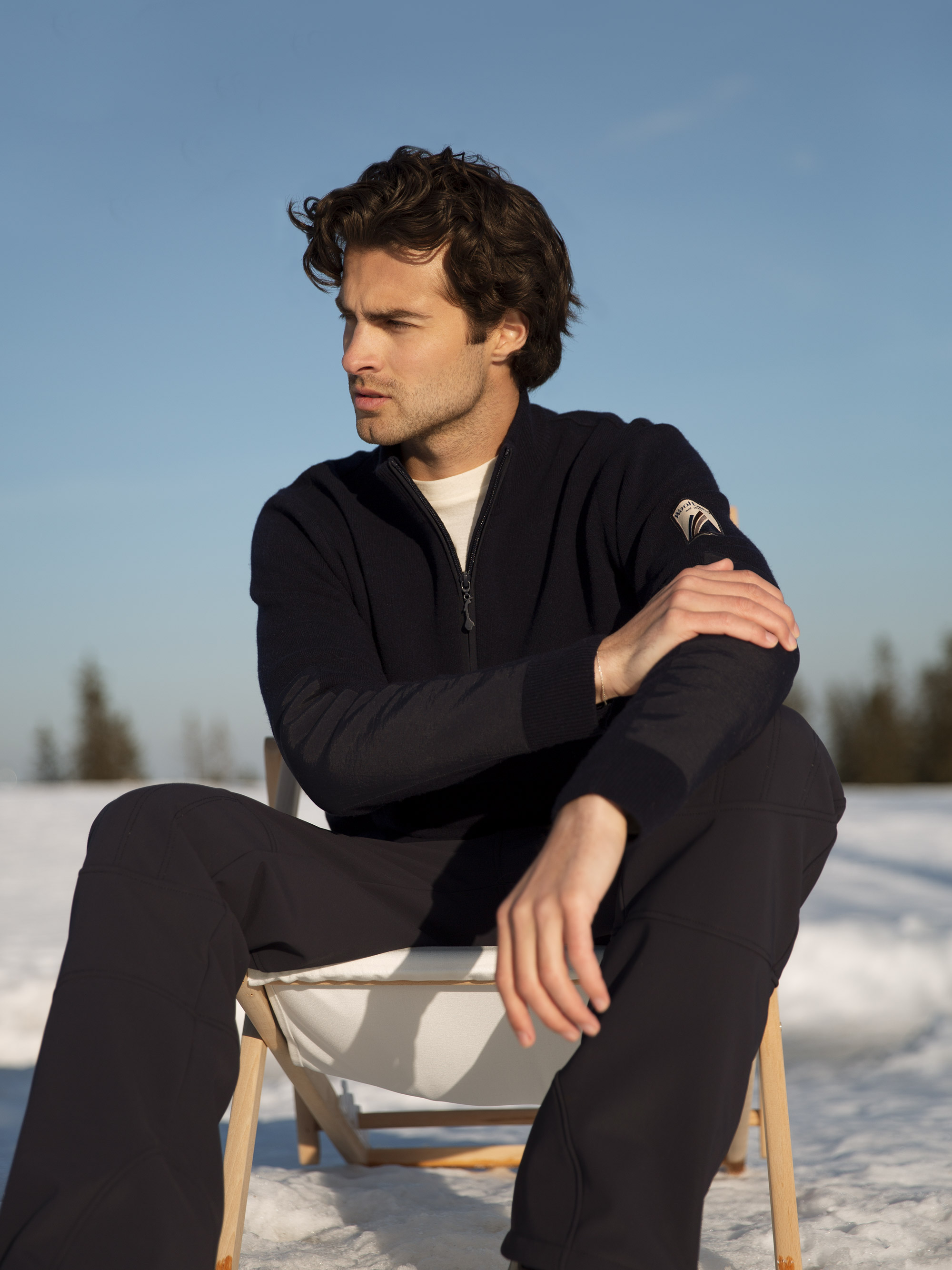 Tydal Knitted Sweater Dark Blue