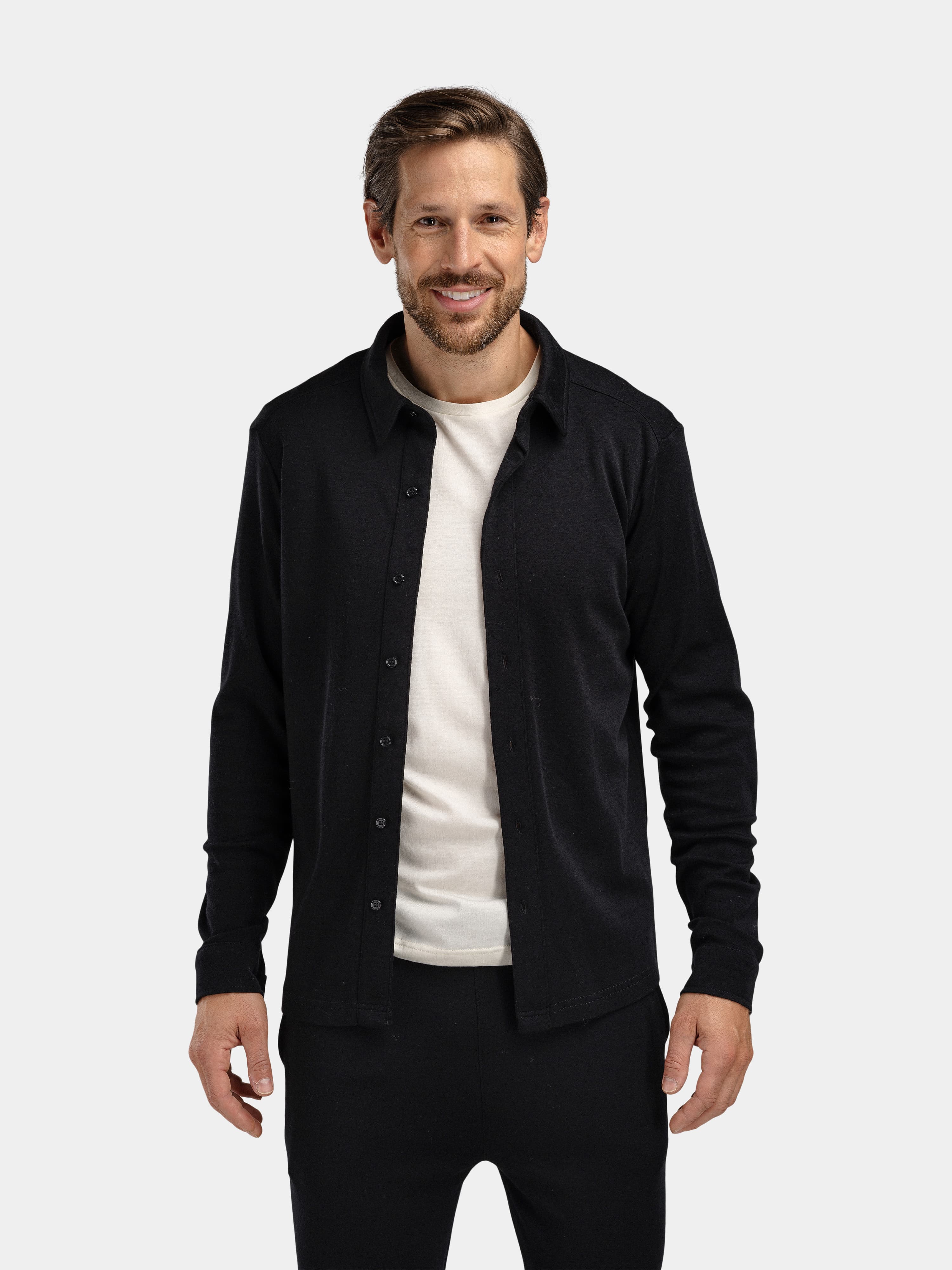 Vefsna Merino Shirt Black