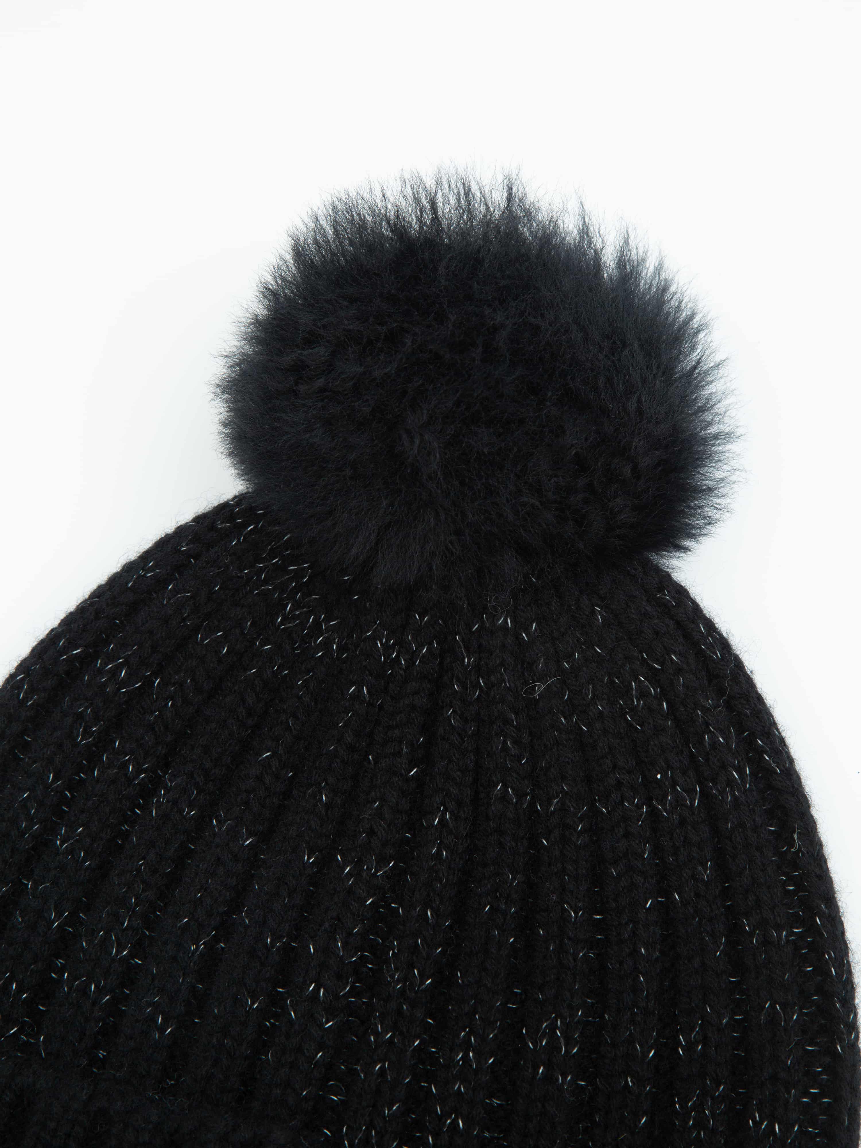 Moss Cashmere Hat Black