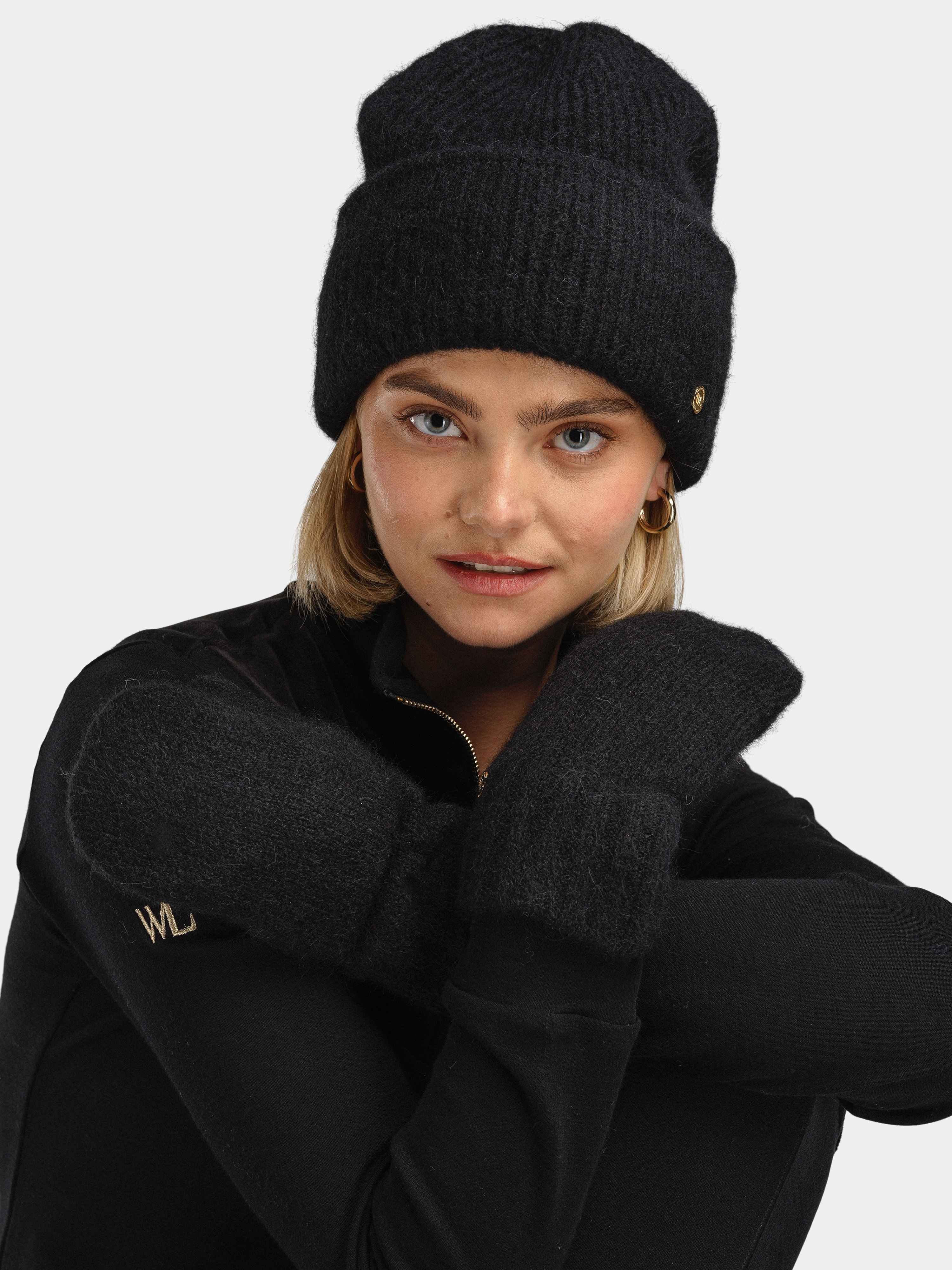 Raulandtind Knitted Mittens  Black