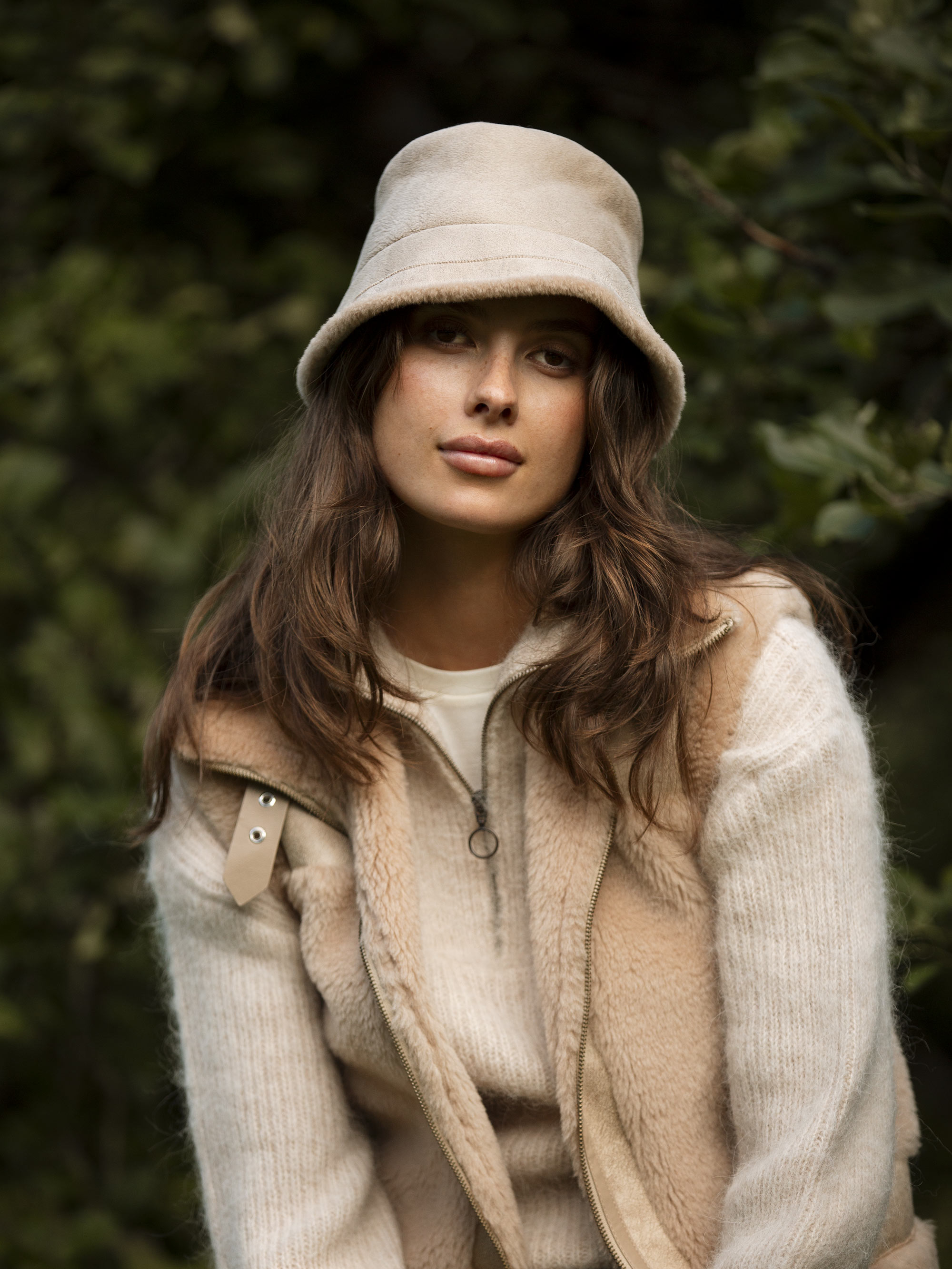 Solveggen Lambswool Bucket Hat Champagne