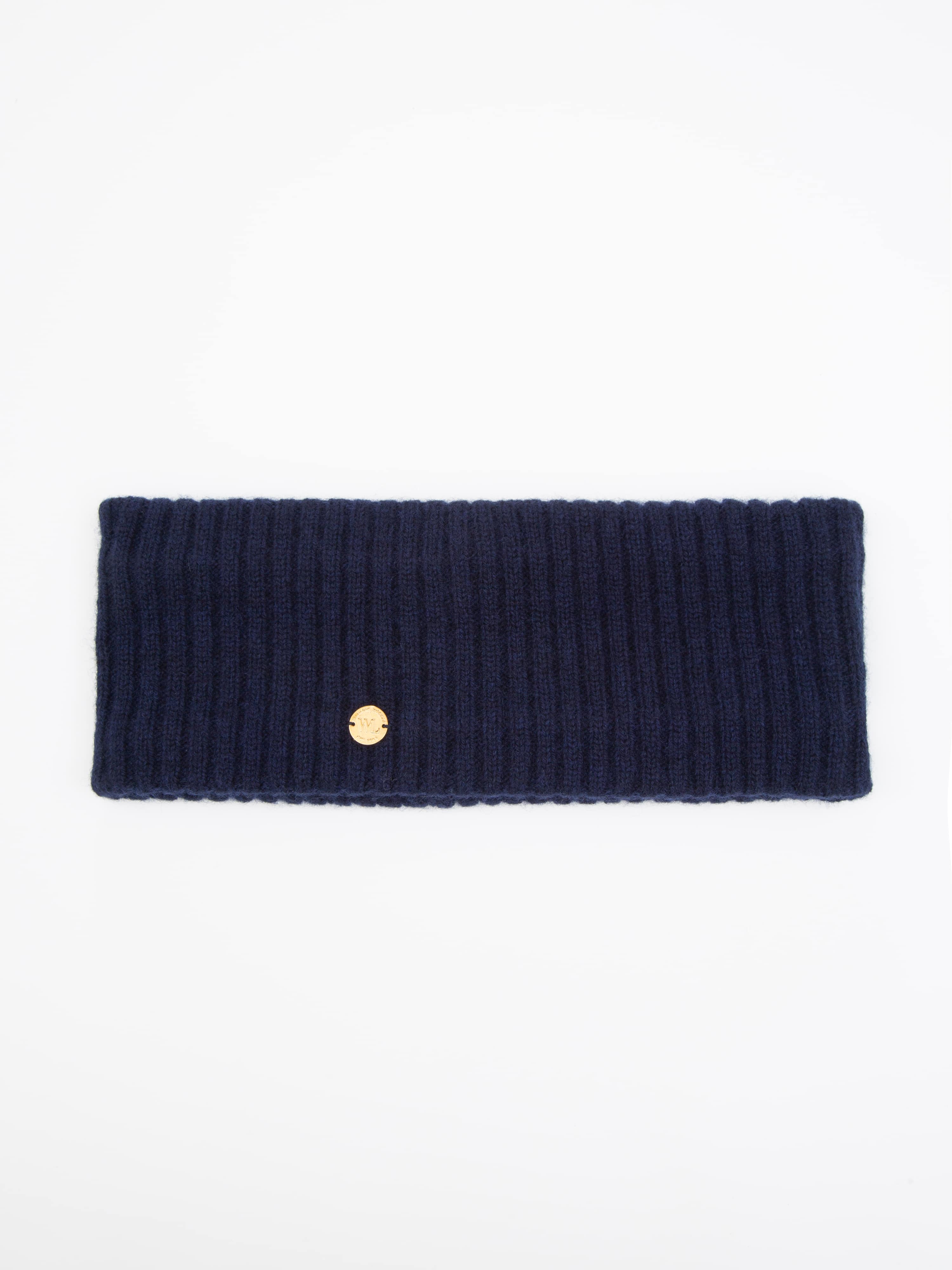 Stryn Knitted Headband Blue Ink