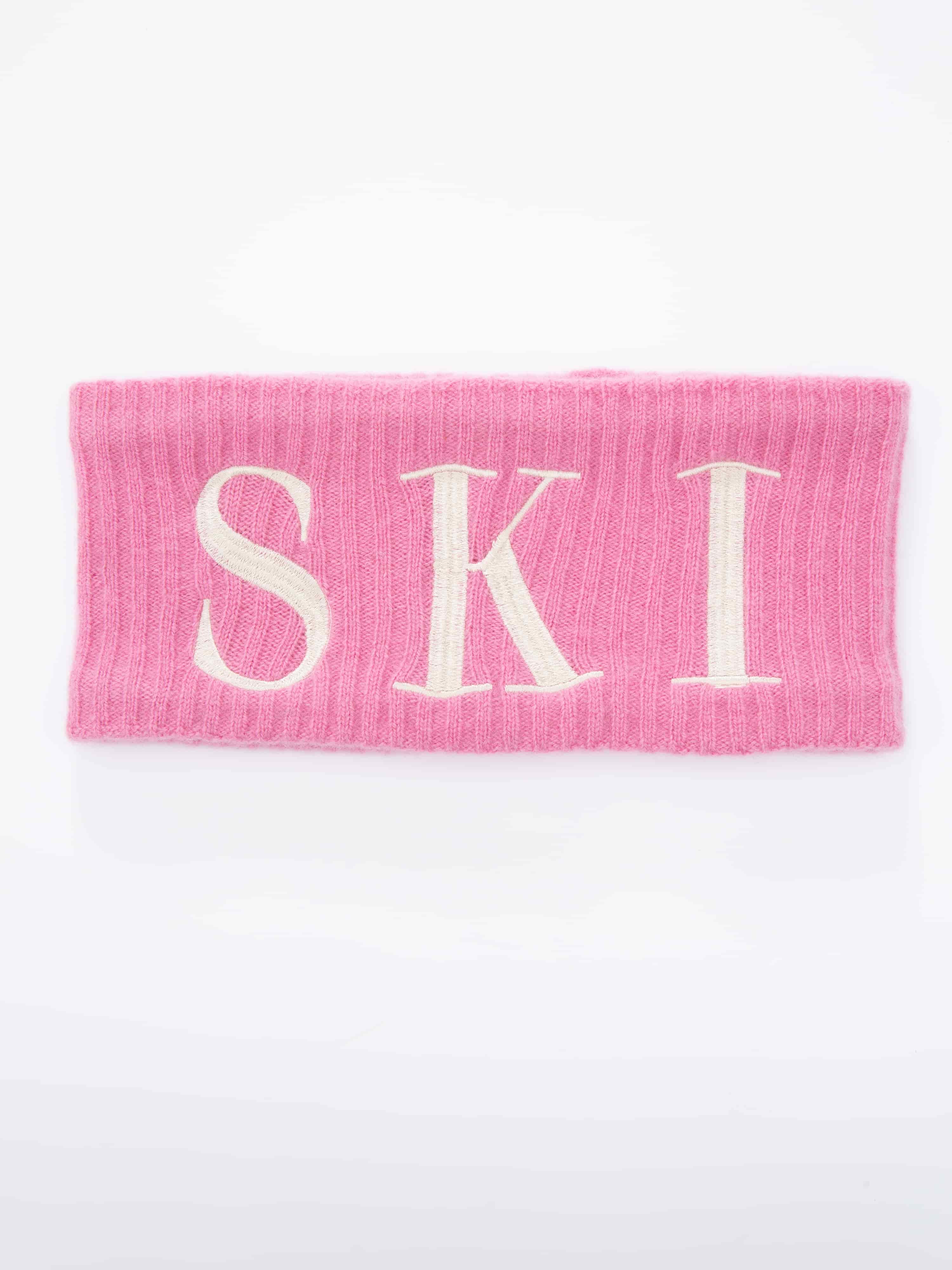 Voss Rib Knitted Headband Bubblegum