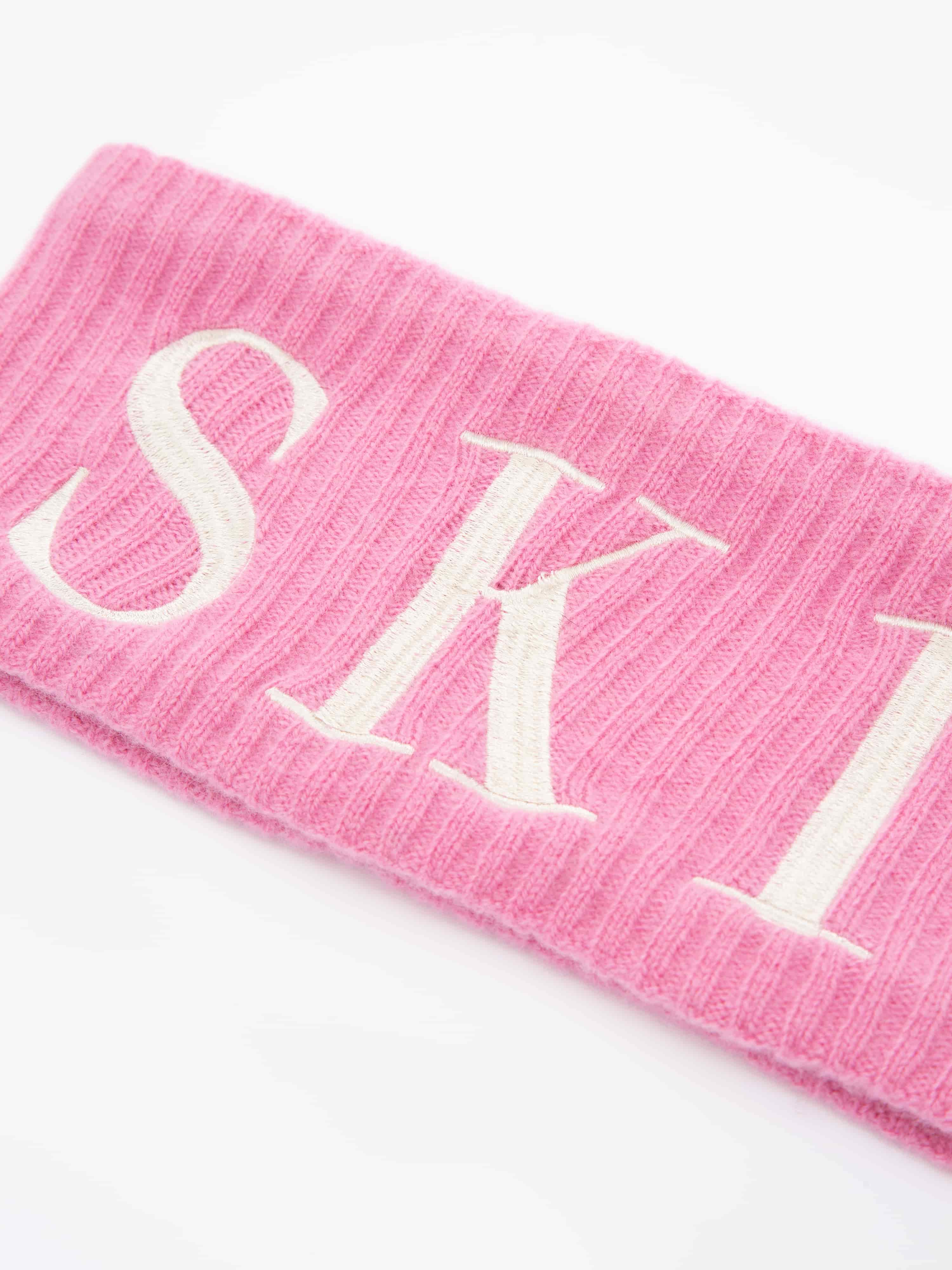 Voss Rib Knitted Headband Bubblegum
