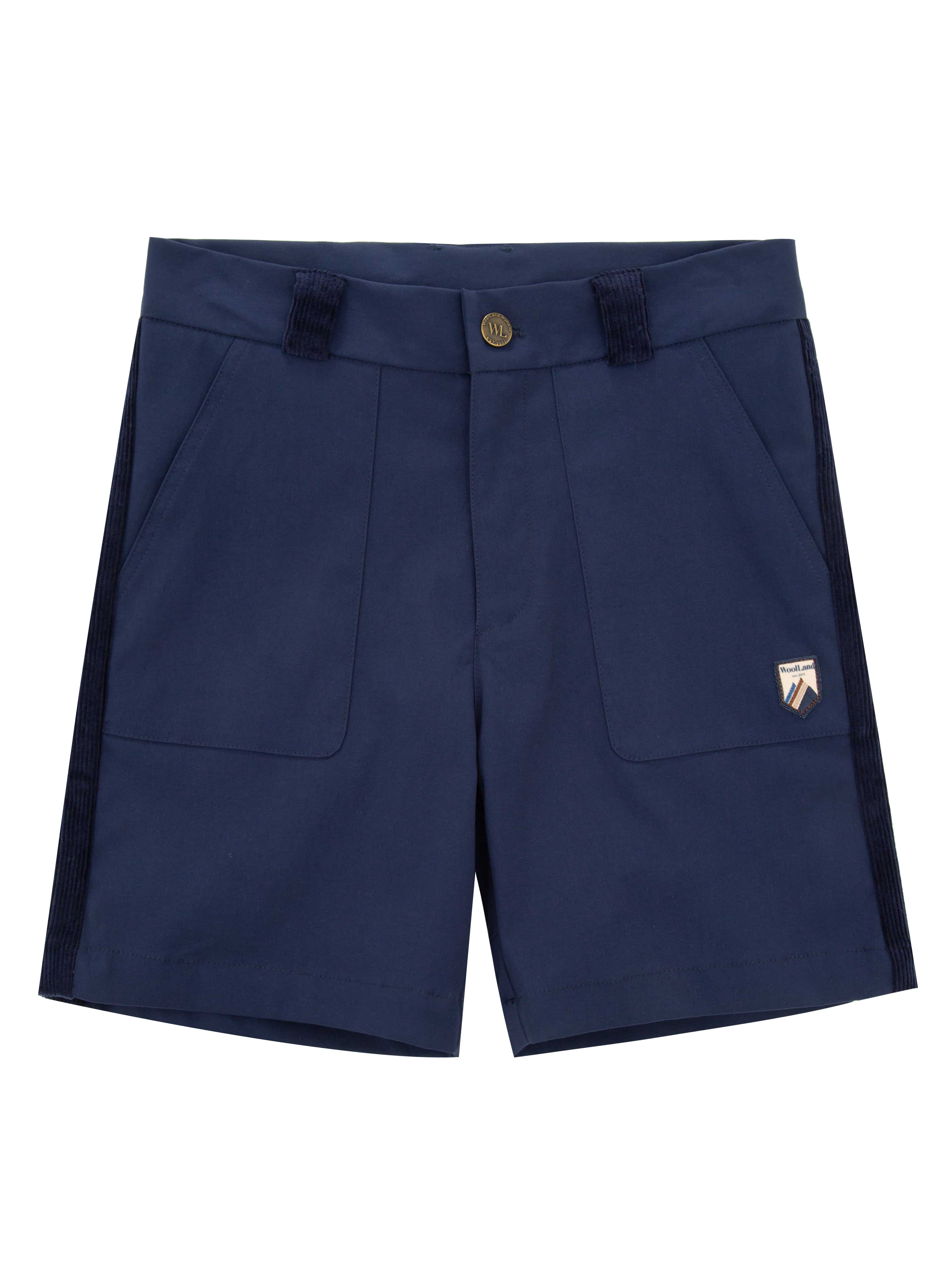 Romsdalseggen Corduroy Boy Shorts  Blue Ink
