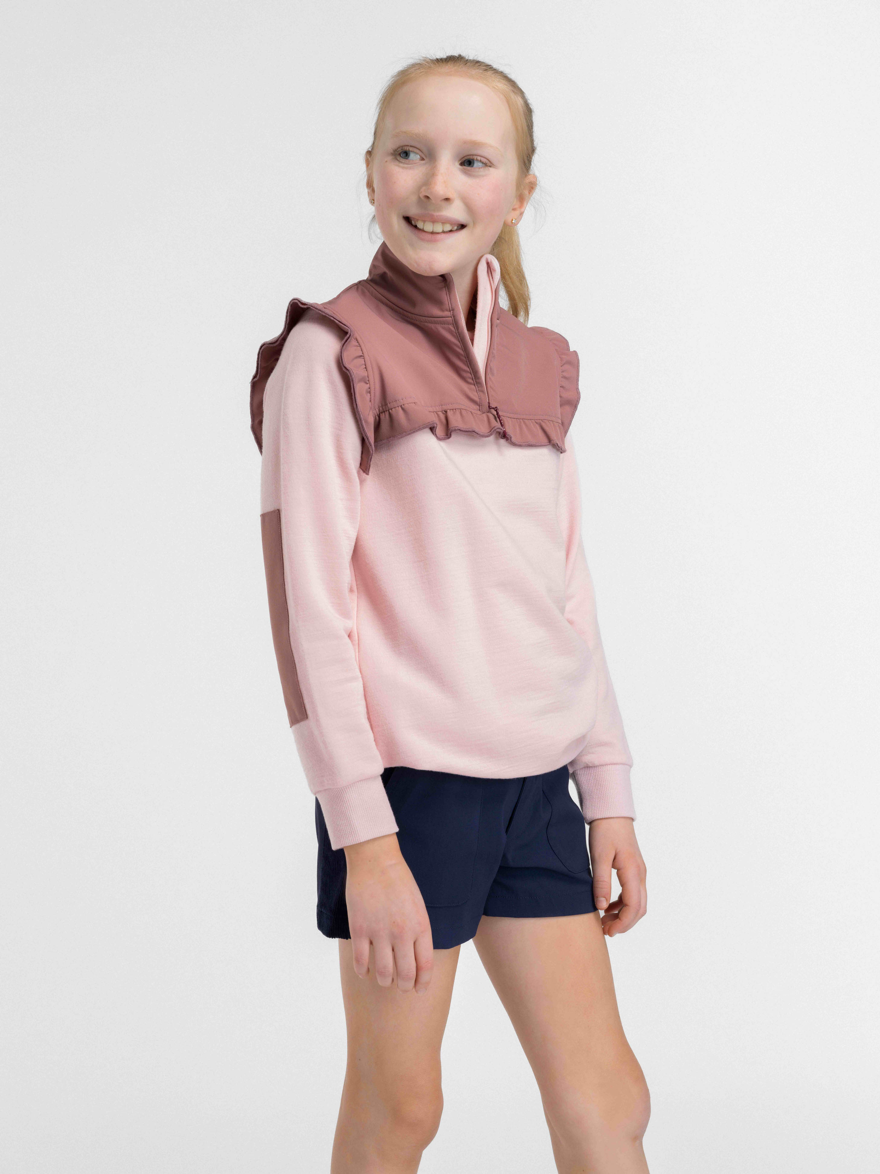 Romsdalseggen Corduroy Girl Shorts  Blue Ink