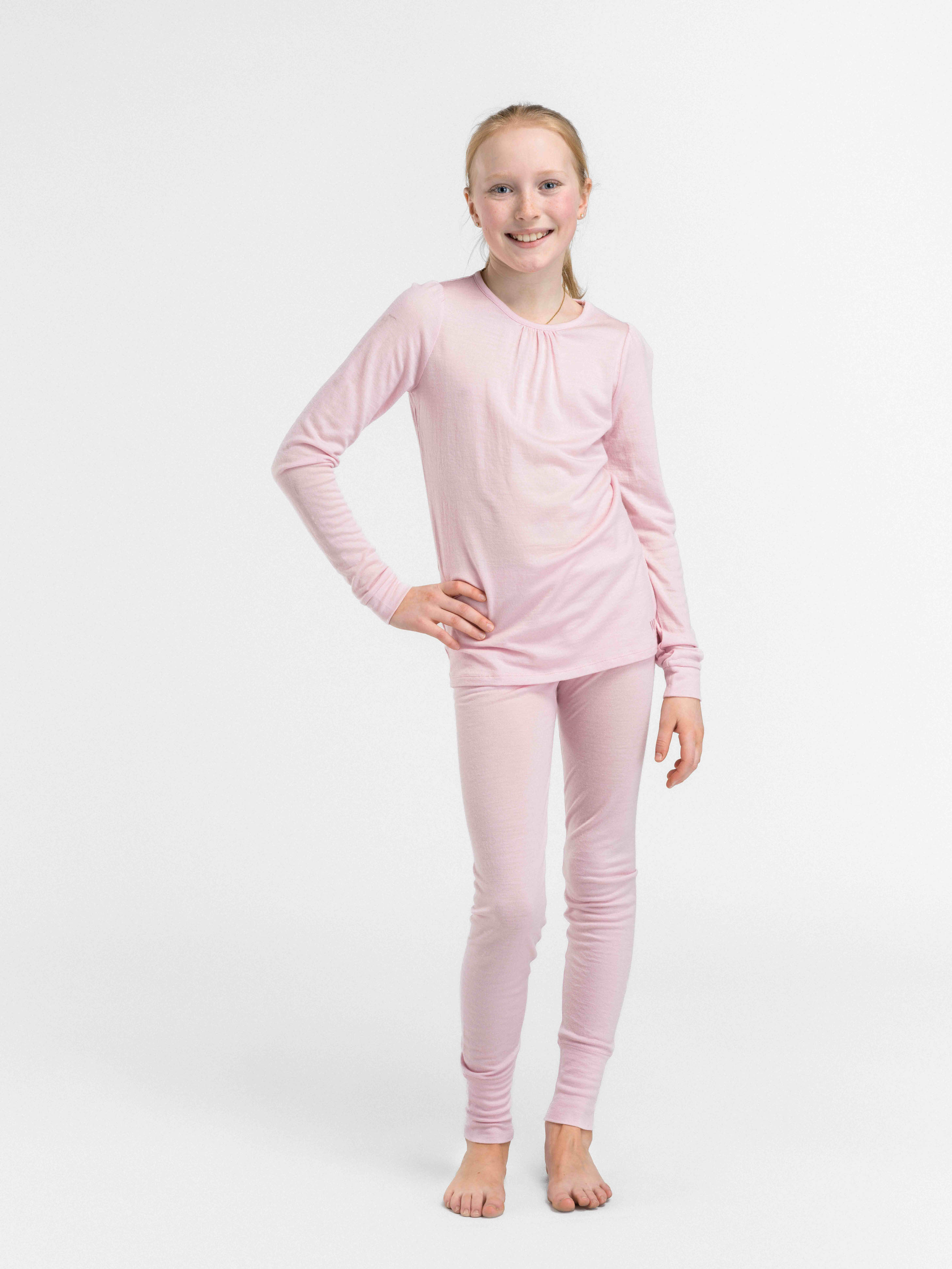 Sarpsborg Merino Base Layer Set Pink