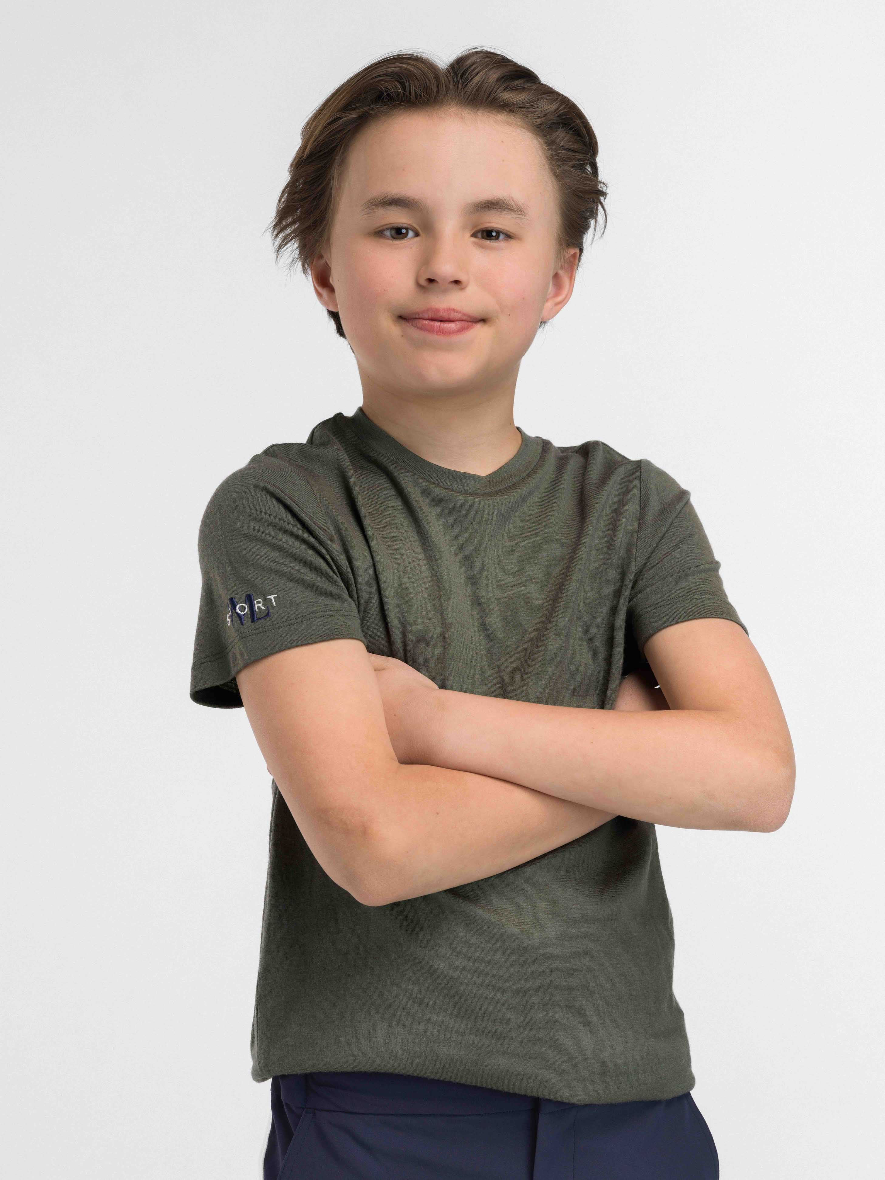 Skorve Kids Merino T-shirt Thyme