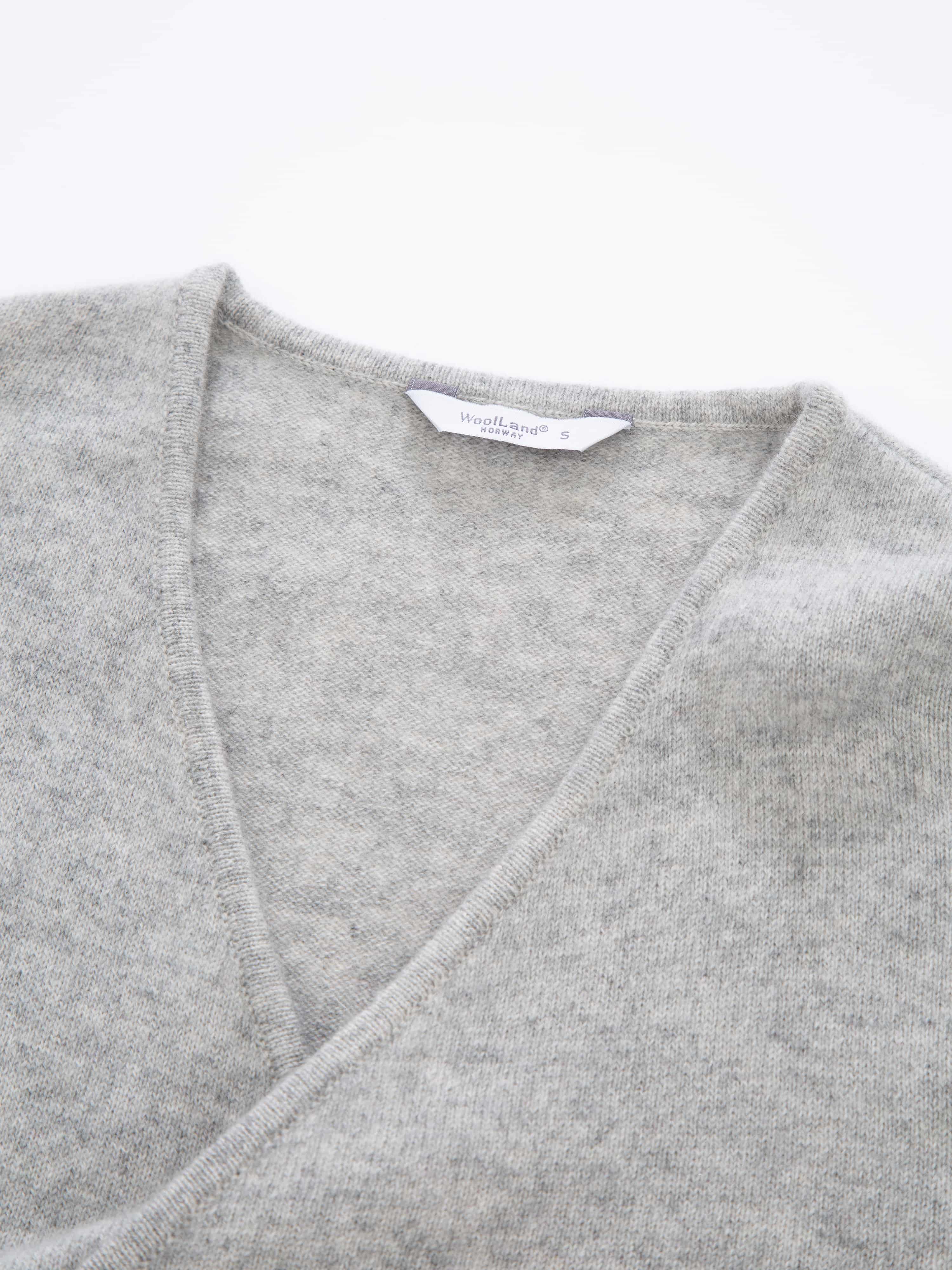 Arendal Cashmere Wrap-Cardigan Grey Melange