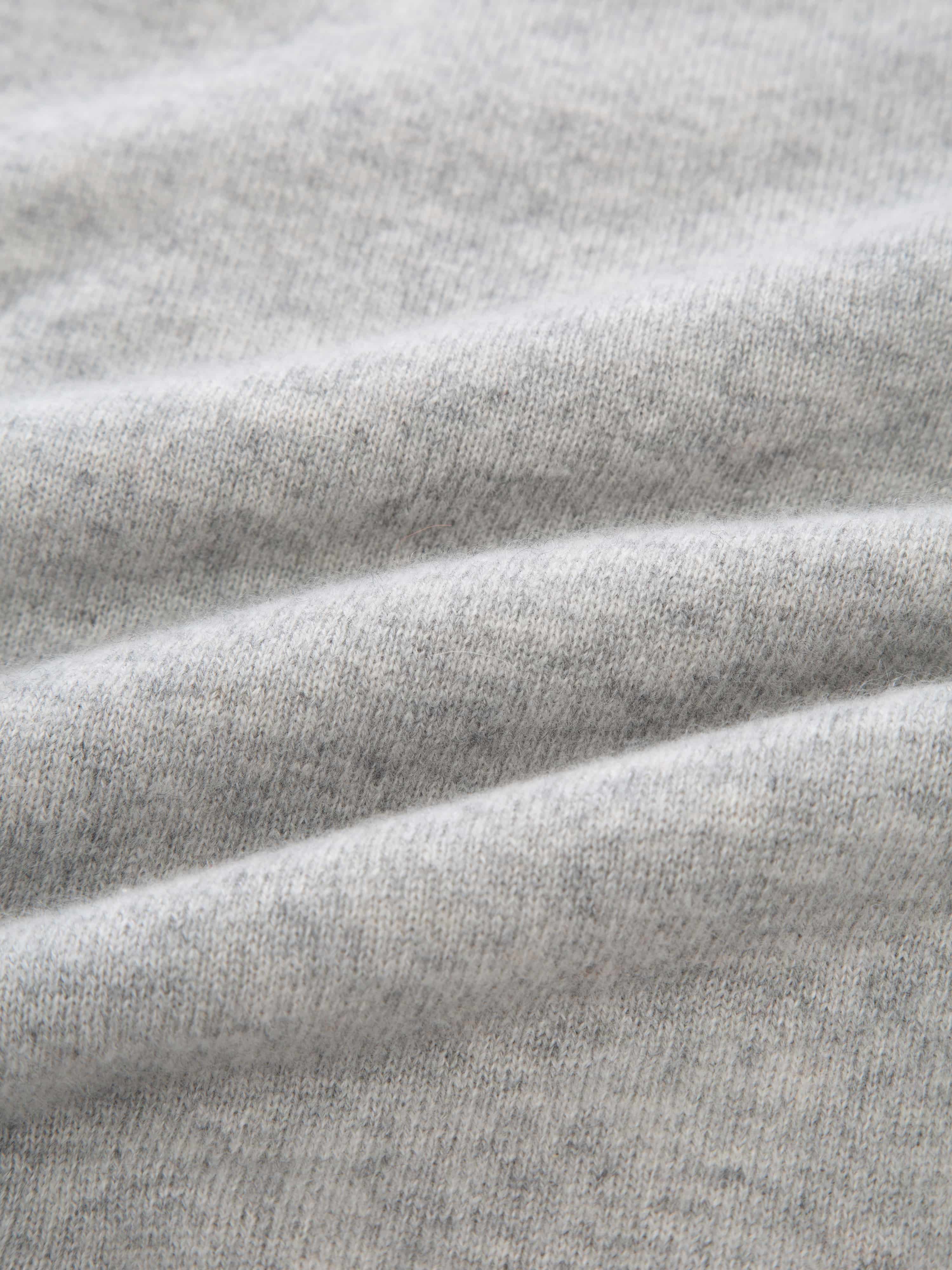 Arendal Cashmere Wrap-Cardigan Grey Melange