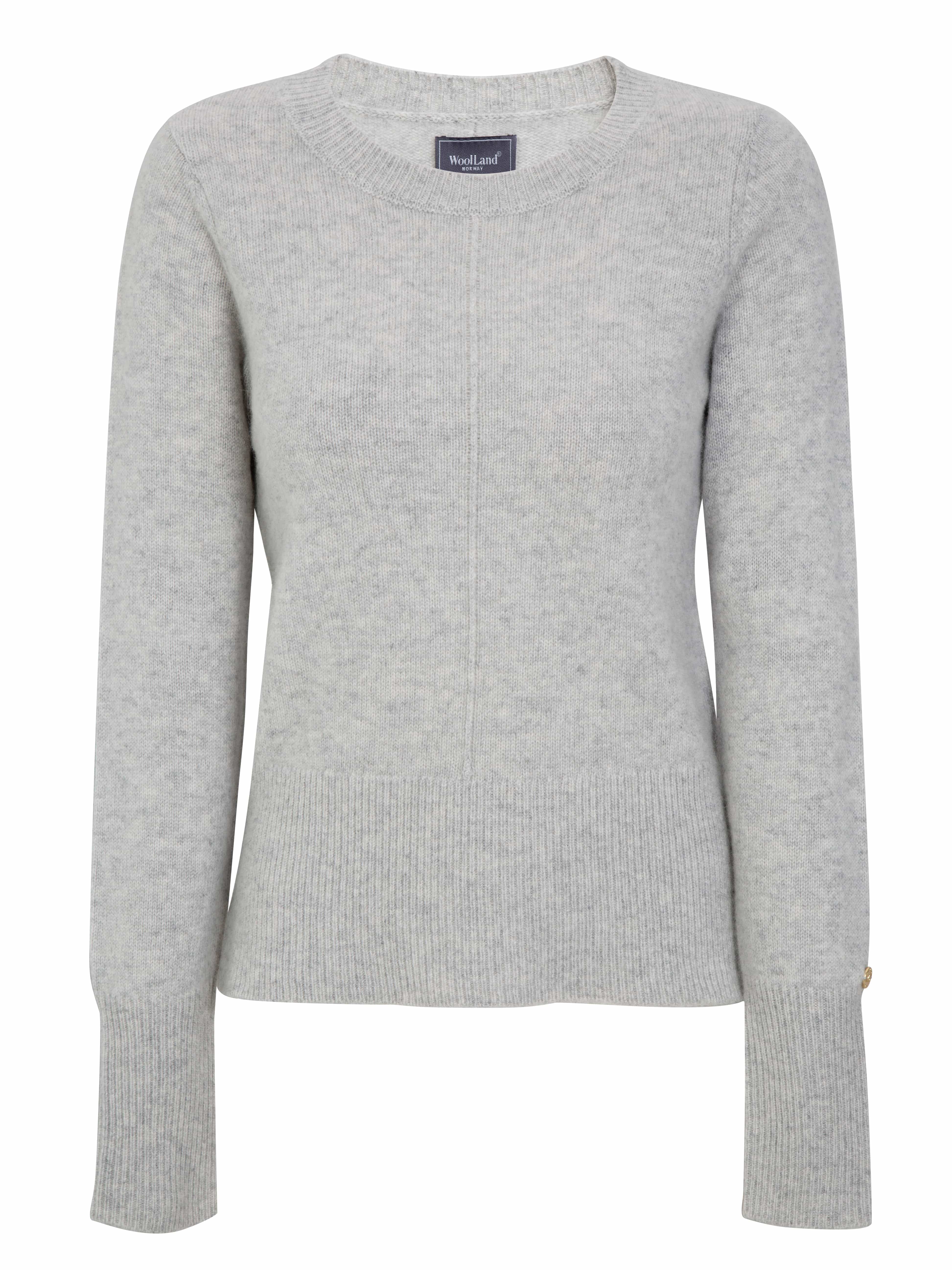 Lindesnes Cashmere Sweater Grey melange