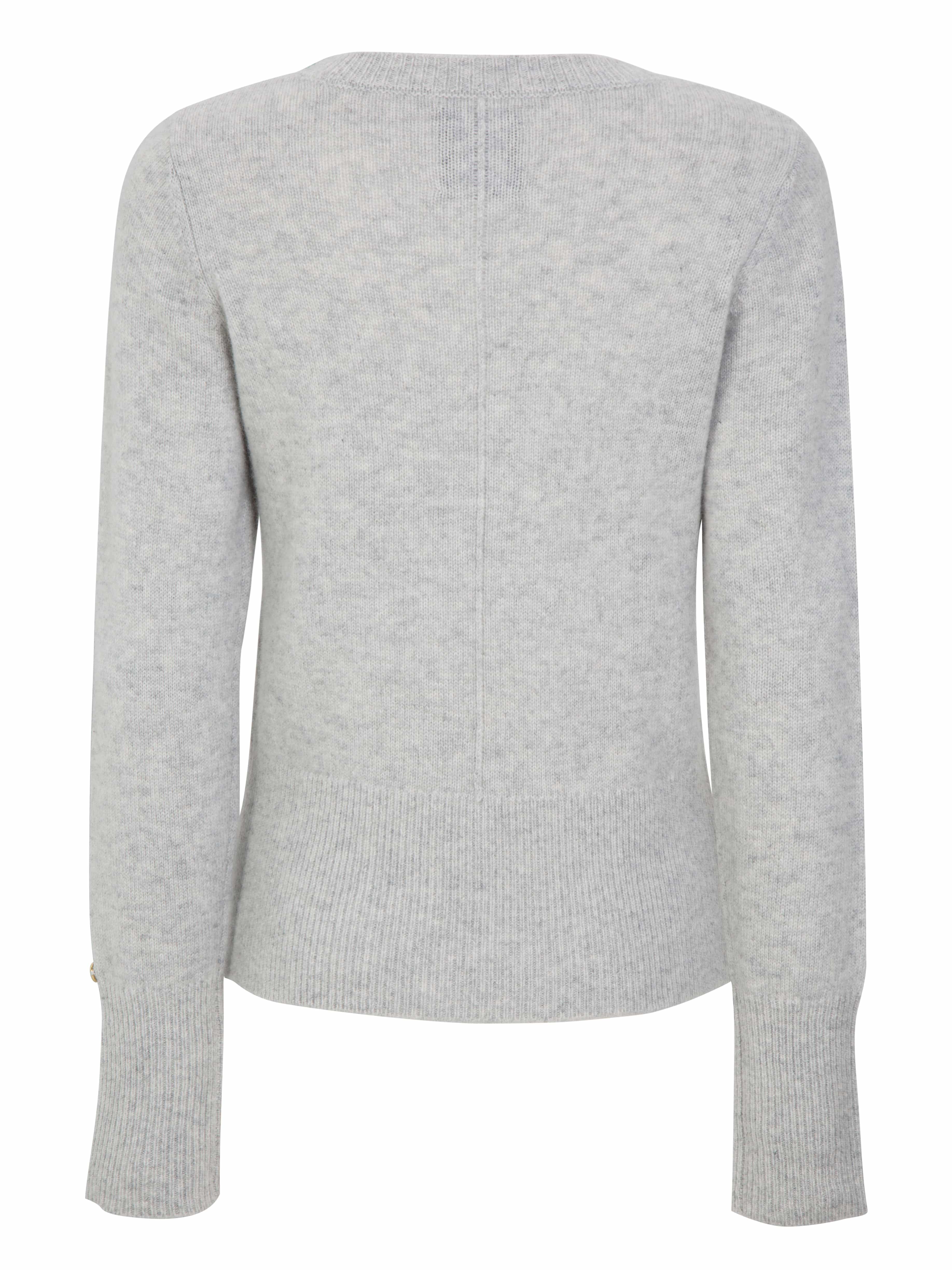 Lindesnes Cashmere Sweater Grey melange