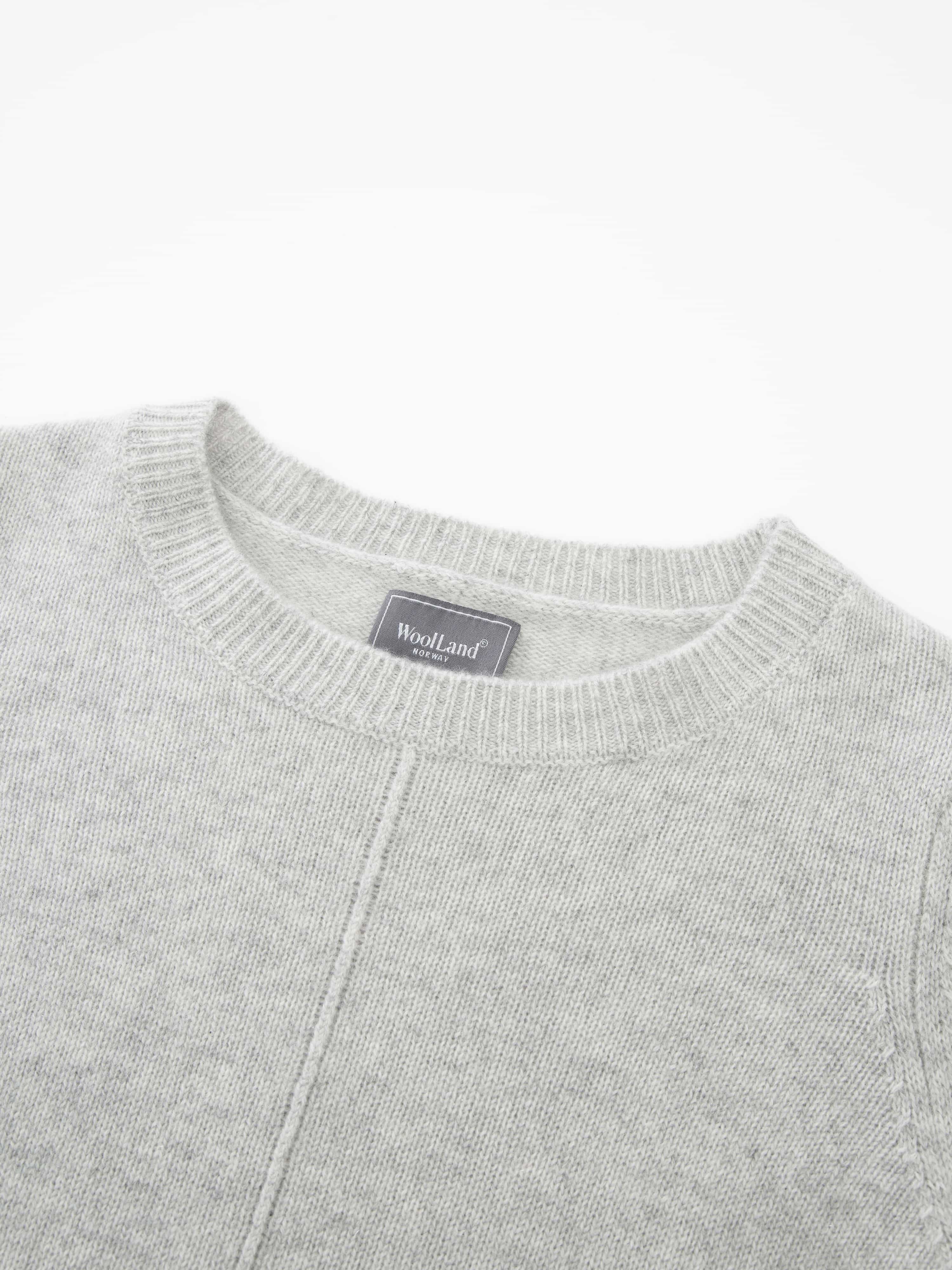 Lindesnes Cashmere Sweater Grey melange