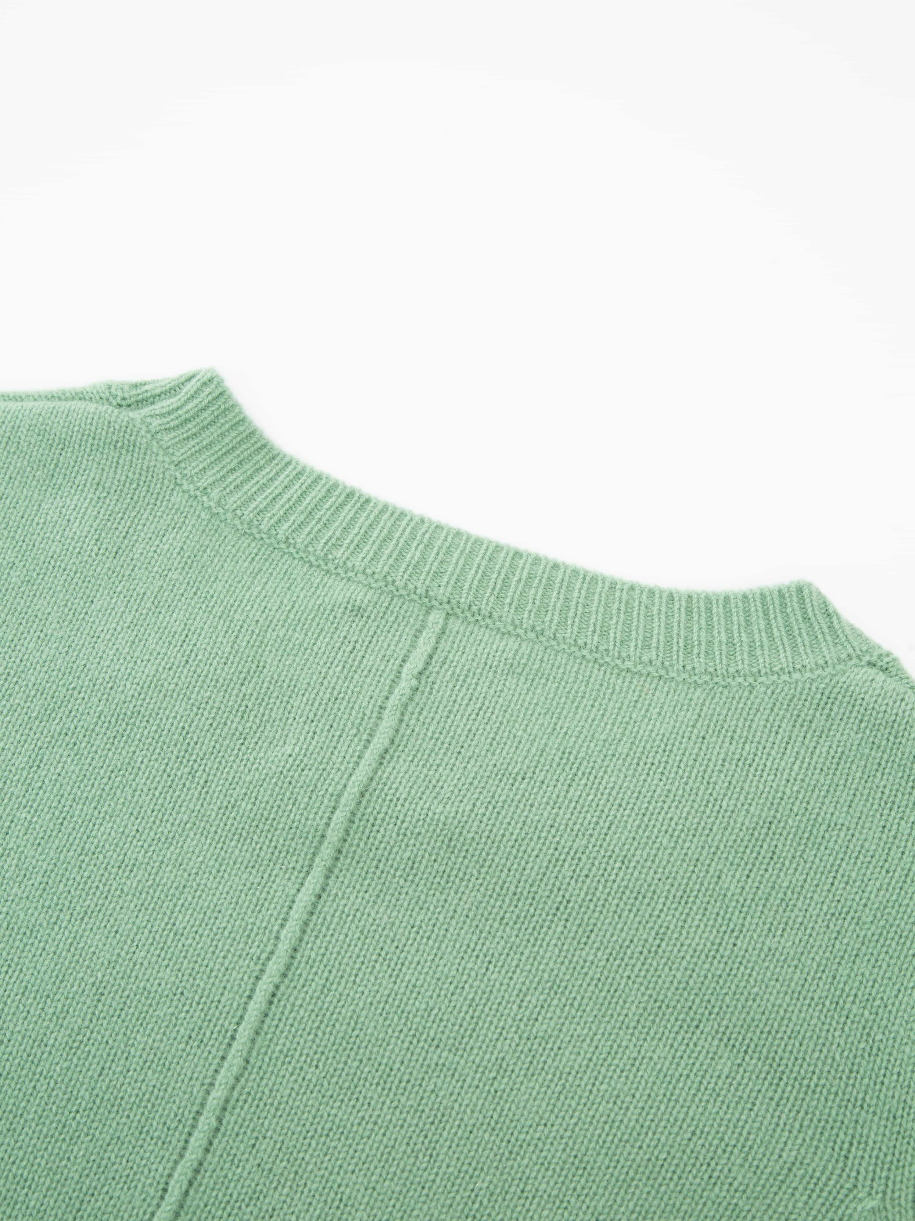 Lindesnes Cashmere Sweater Green Sage