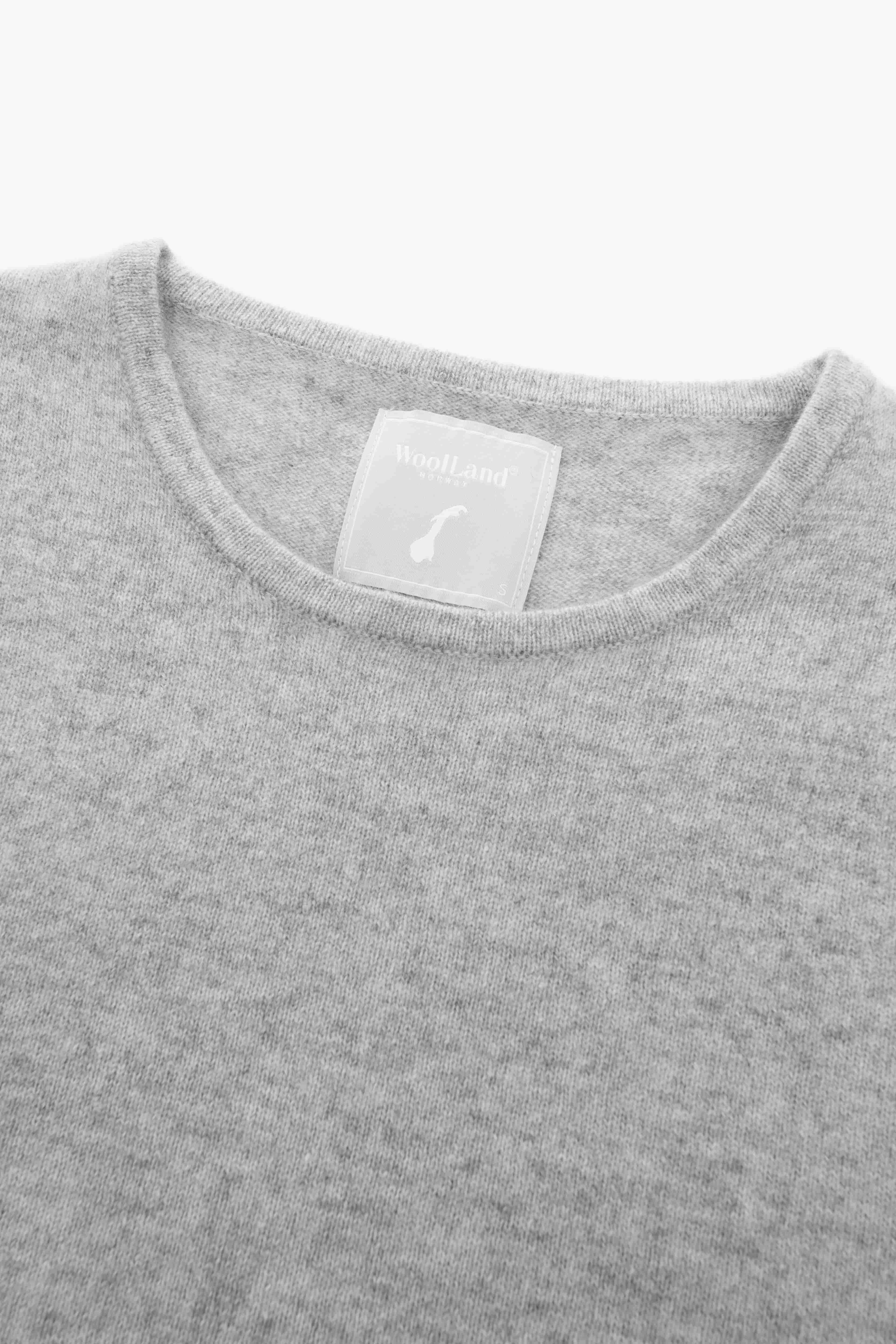 Loftet Cashmere T-Shirt Grey Melange