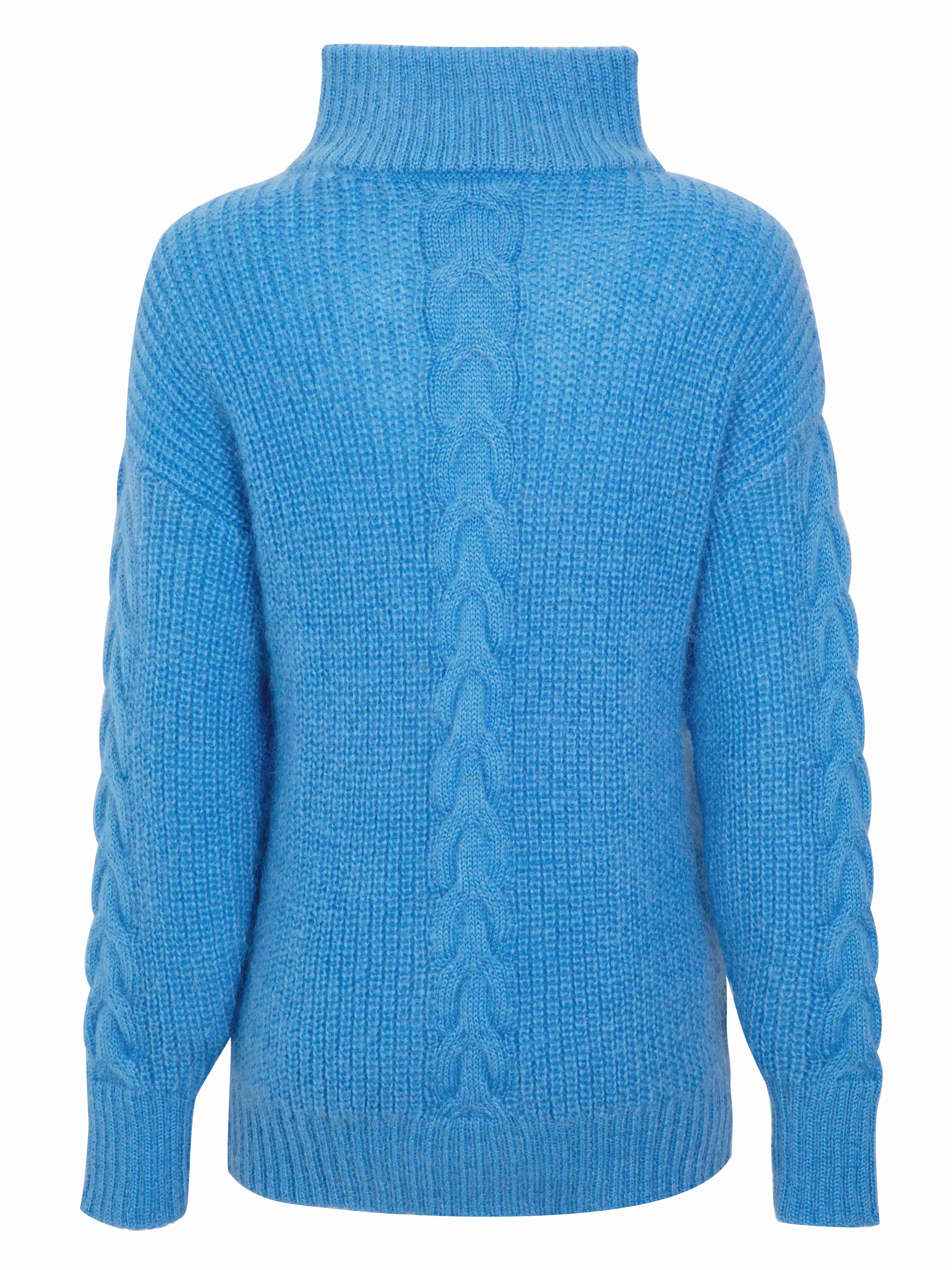 【Plage】極美品　eleven Knit （サックスブルー） saskia slouchy lambswool rugby jumper -bold argyle – Damson Madder