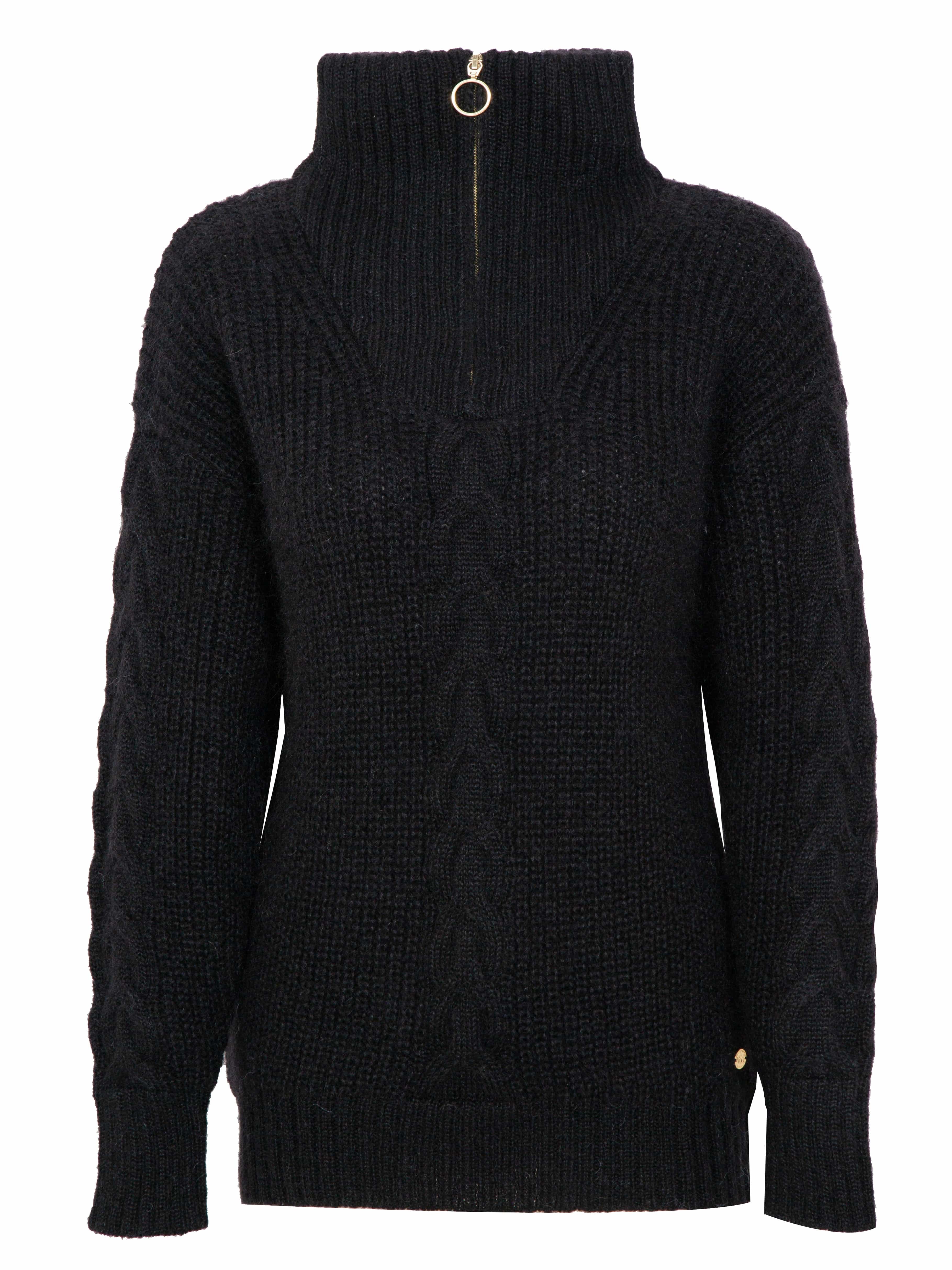 Olden Knitted Sweater  Black