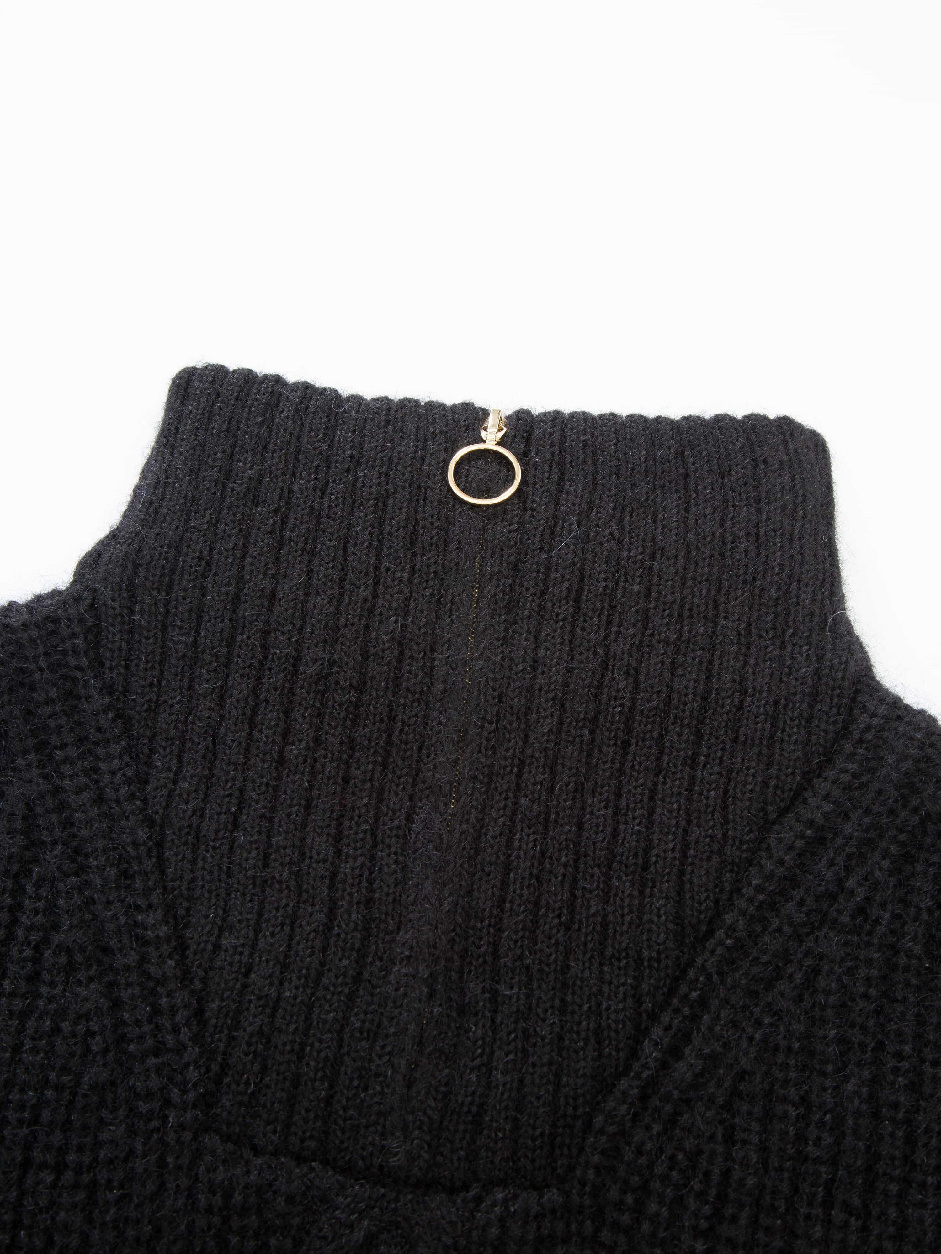 Olden Knitted Sweater  Black