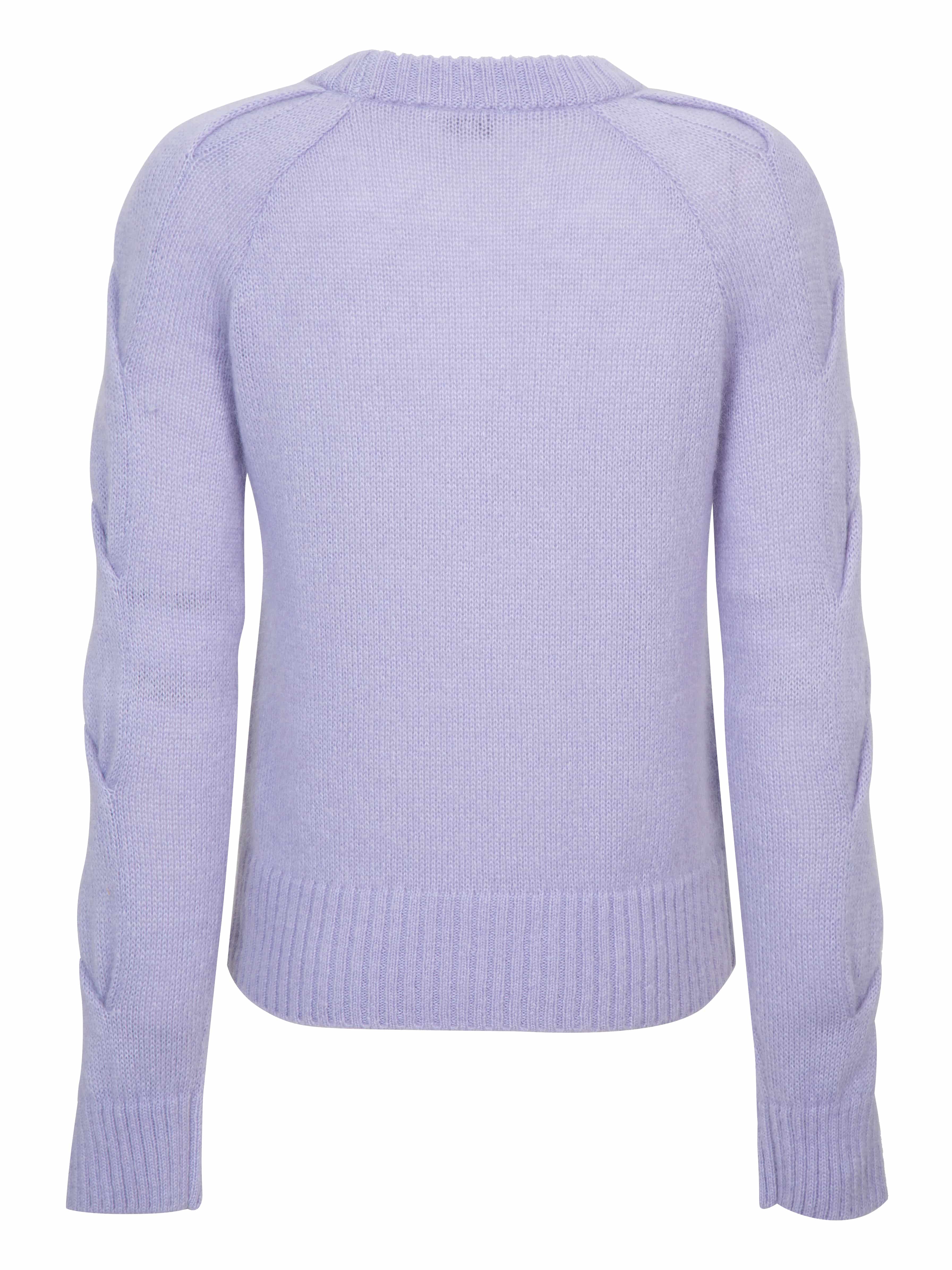 Tromøya Knitted Sweater Lavender
