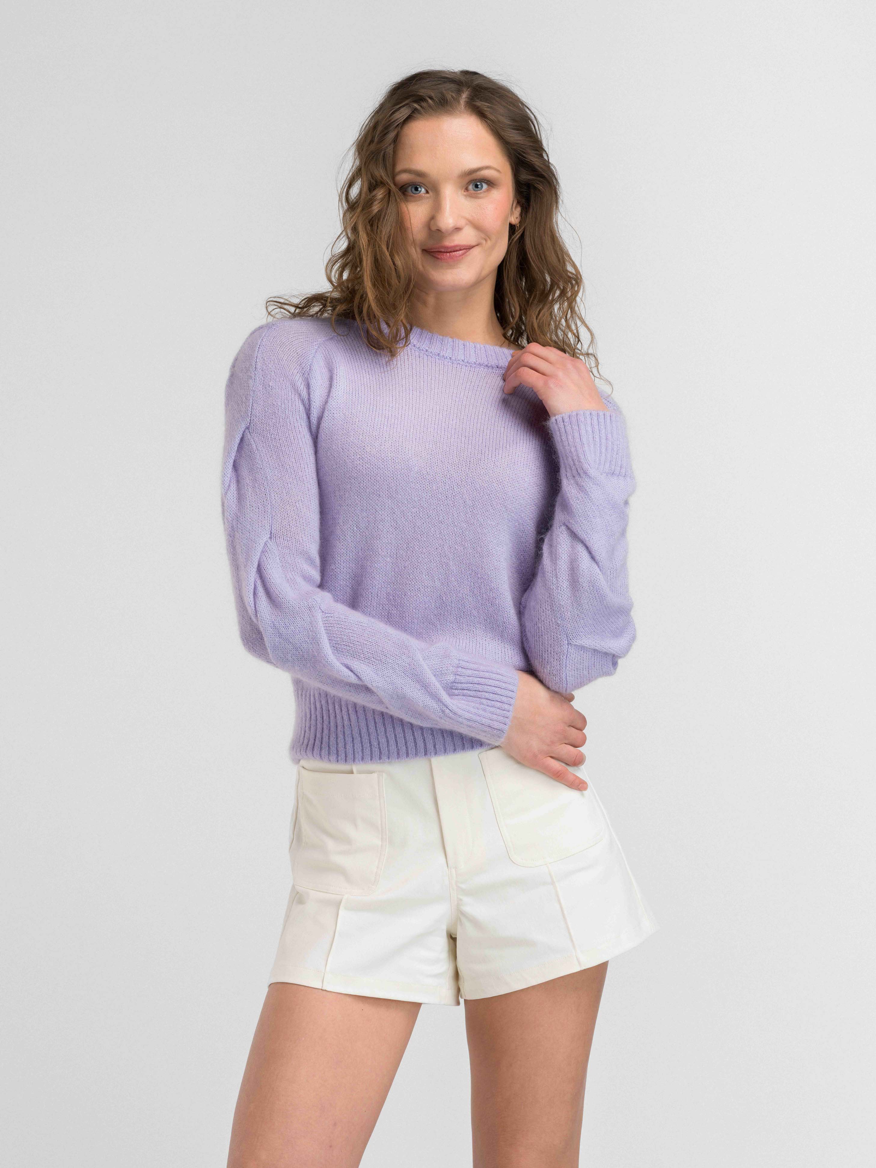 Tromøya Knitted Sweater Lavender