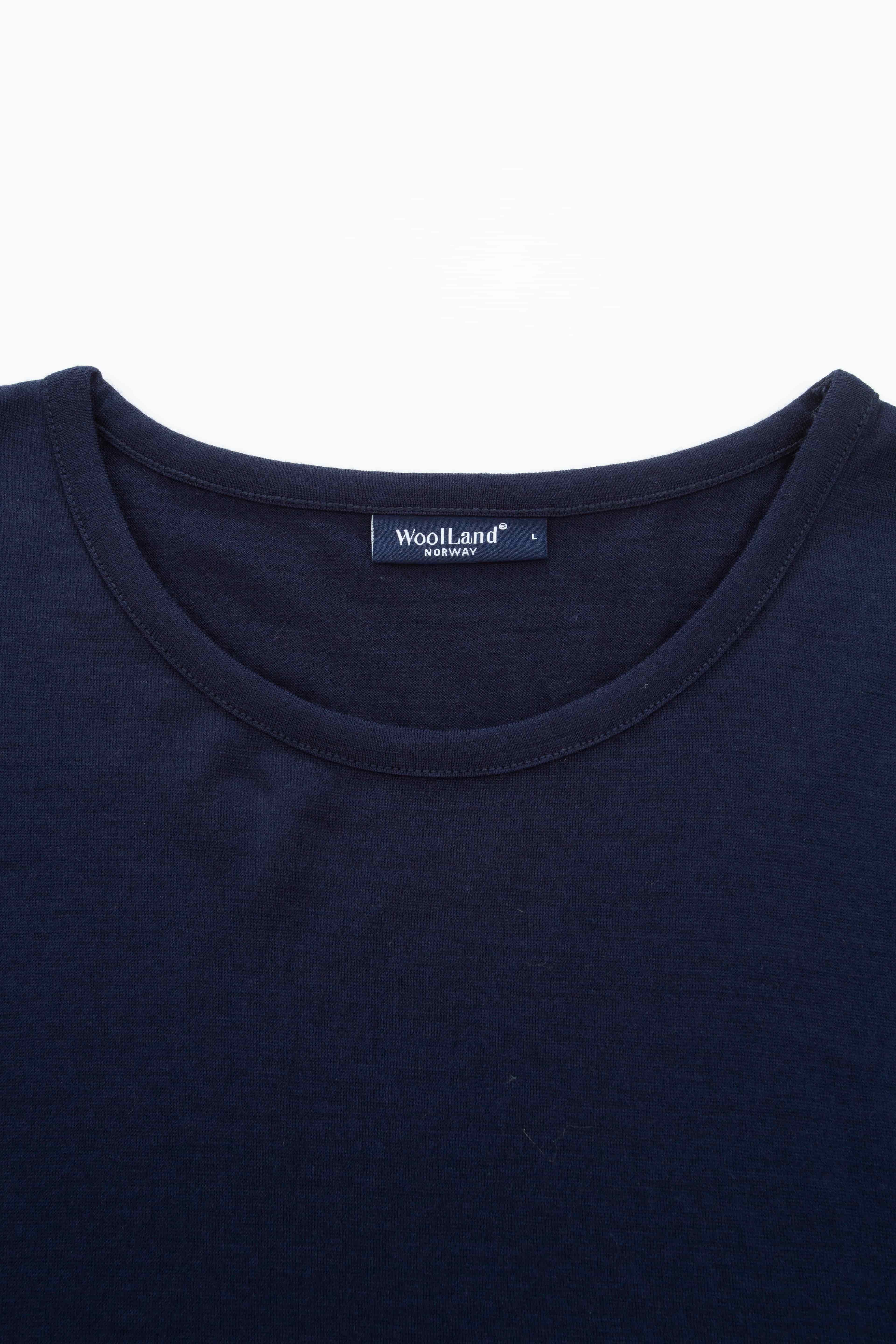 Lindesnes Merino T-Shirt Blue Ink