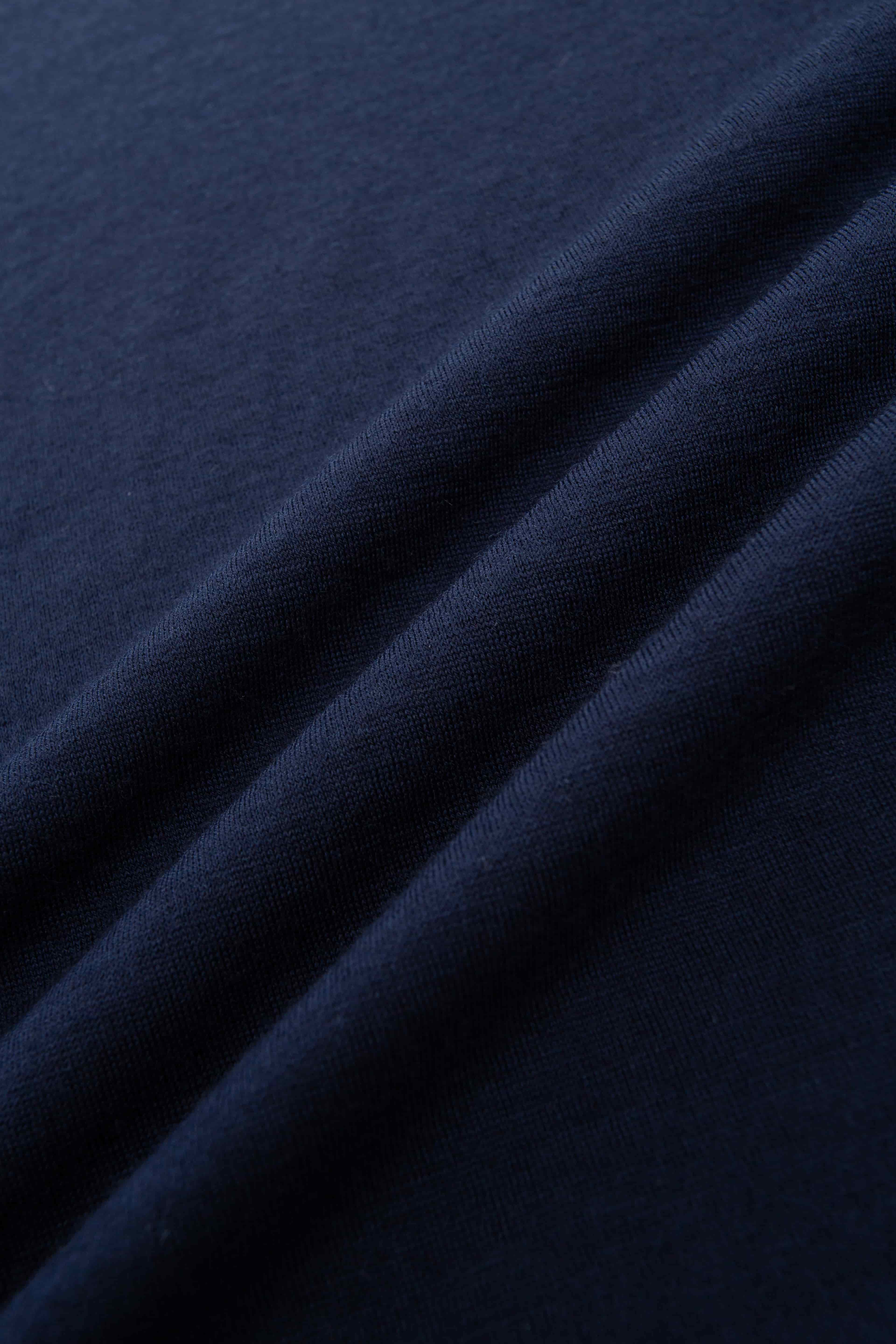Lindesnes Merino T-Shirt Blue Ink