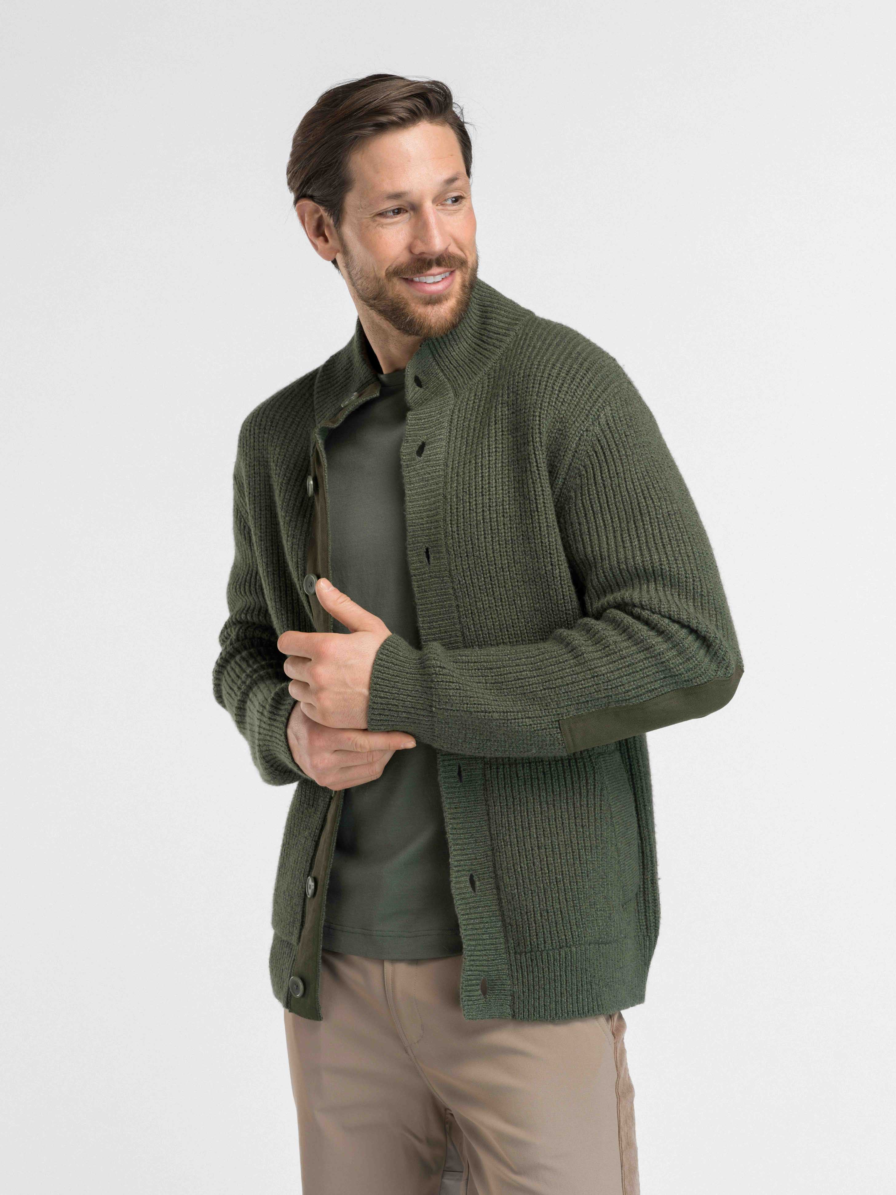 Lomseggen Knitted Jacket Thyme