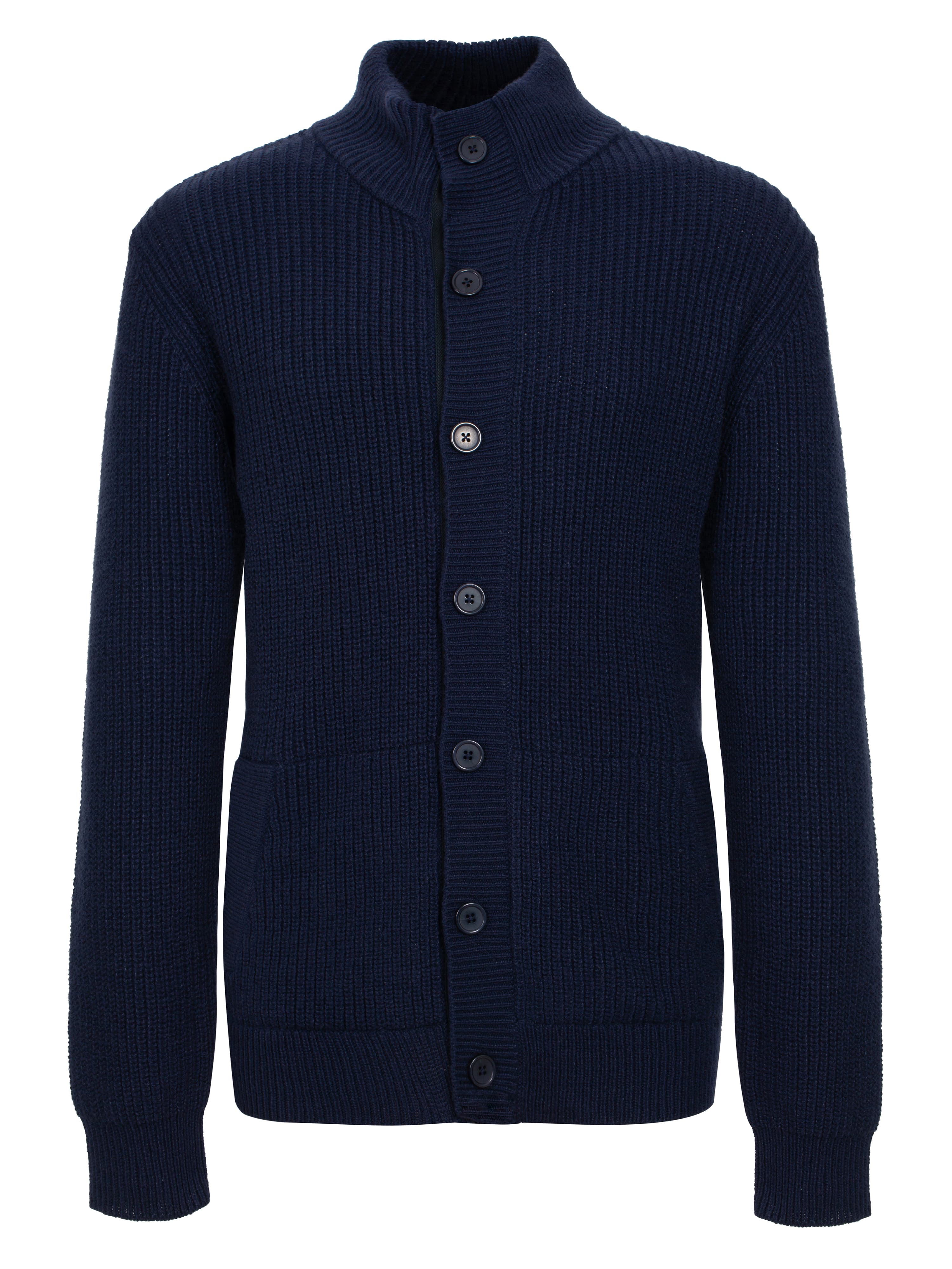 Lomseggen Knitted Jacket Blue Ink