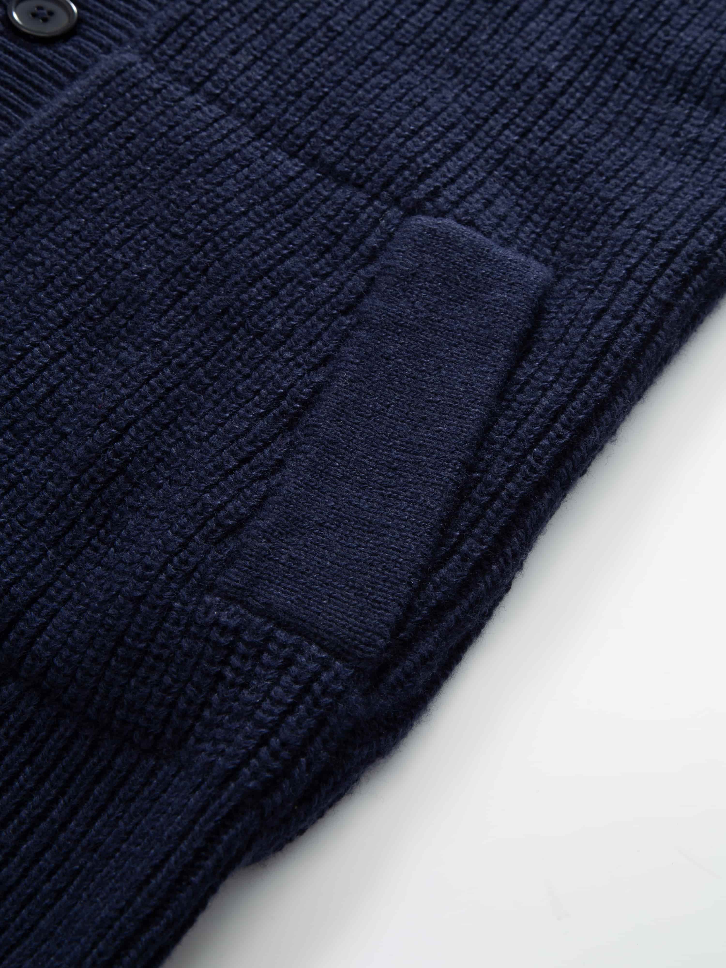 Lomseggen Knitted Jacket Blue Ink