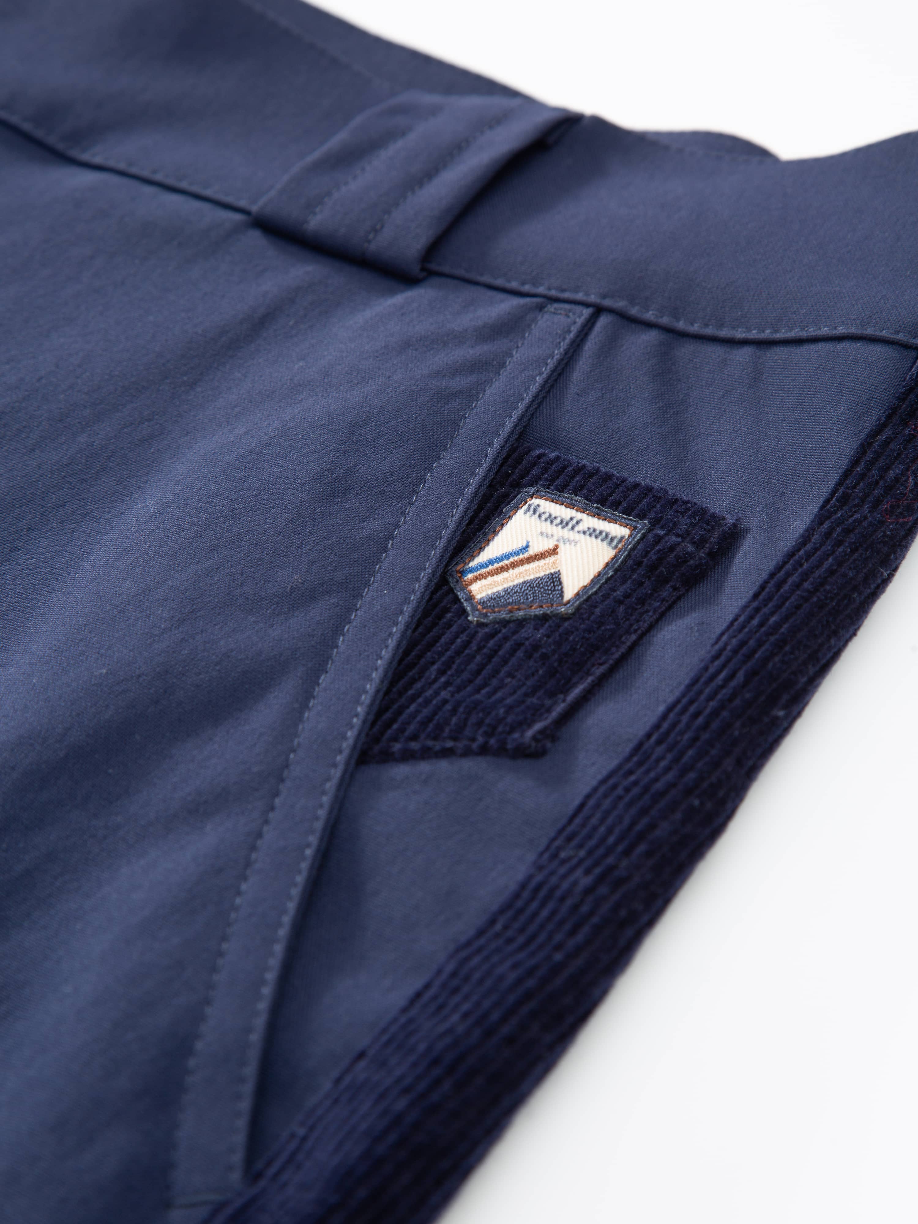 Romsdalseggen Courderoy Shorts Blue Ink