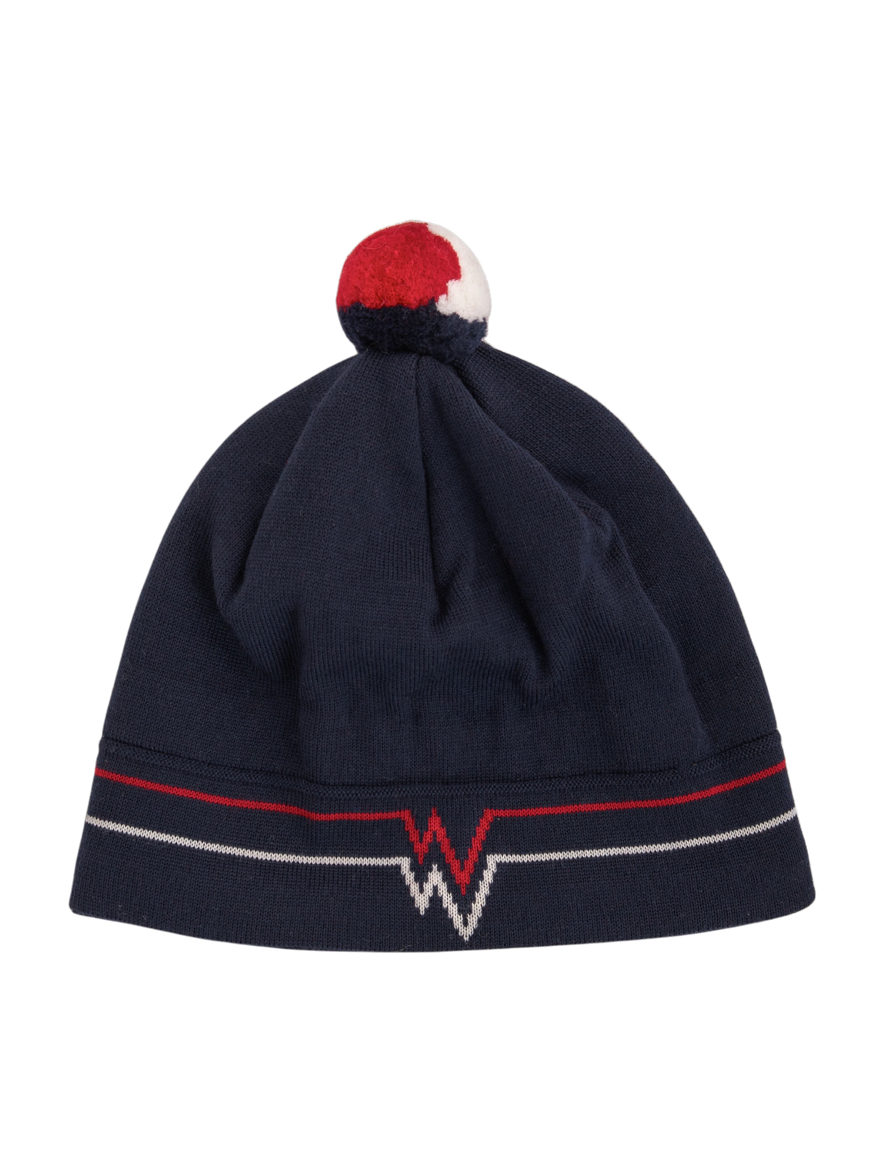 Juvass Knitted Wool Hat Blue Ink