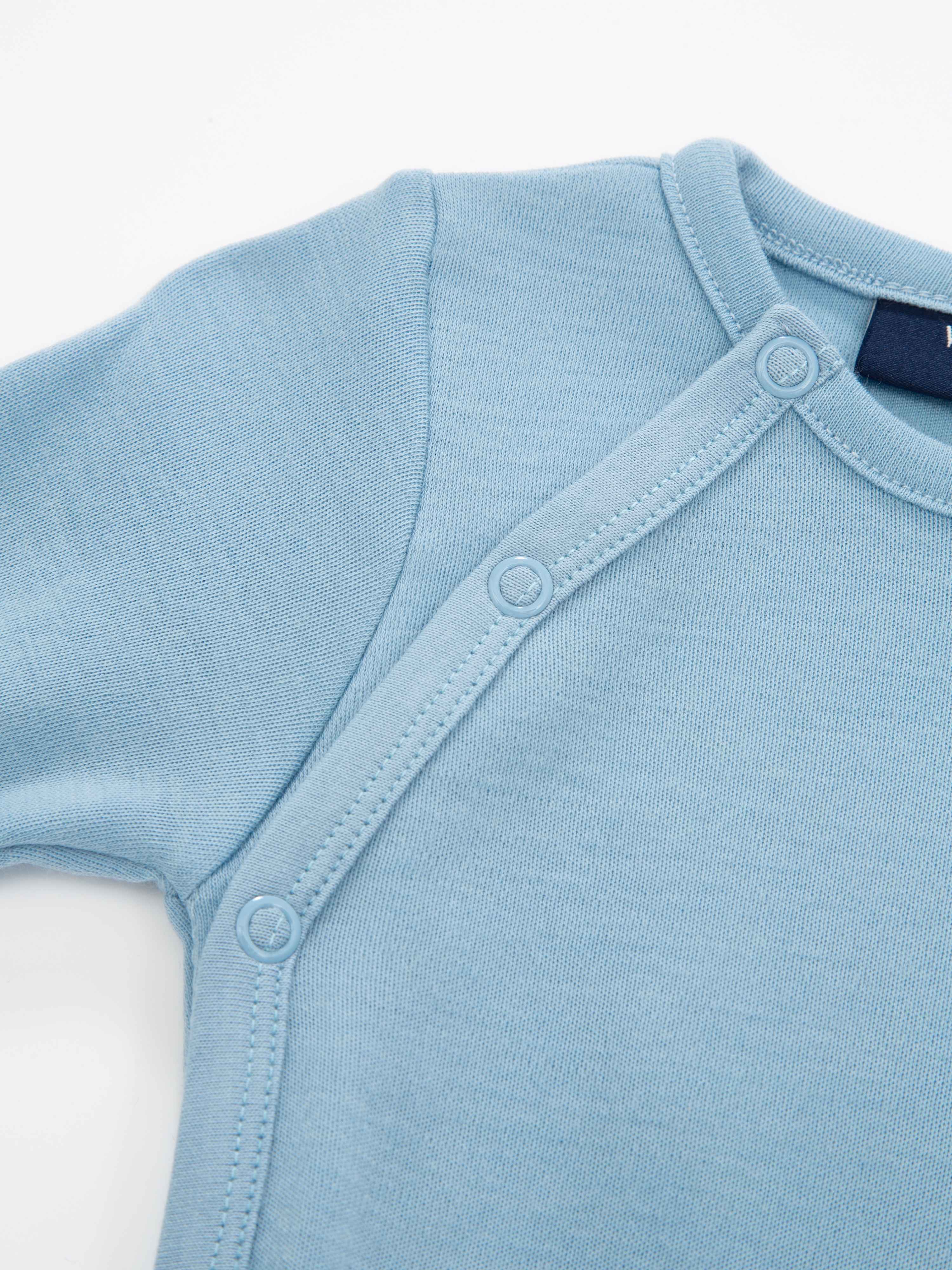 Bergen Merino Cover Bodysuit Light Sky