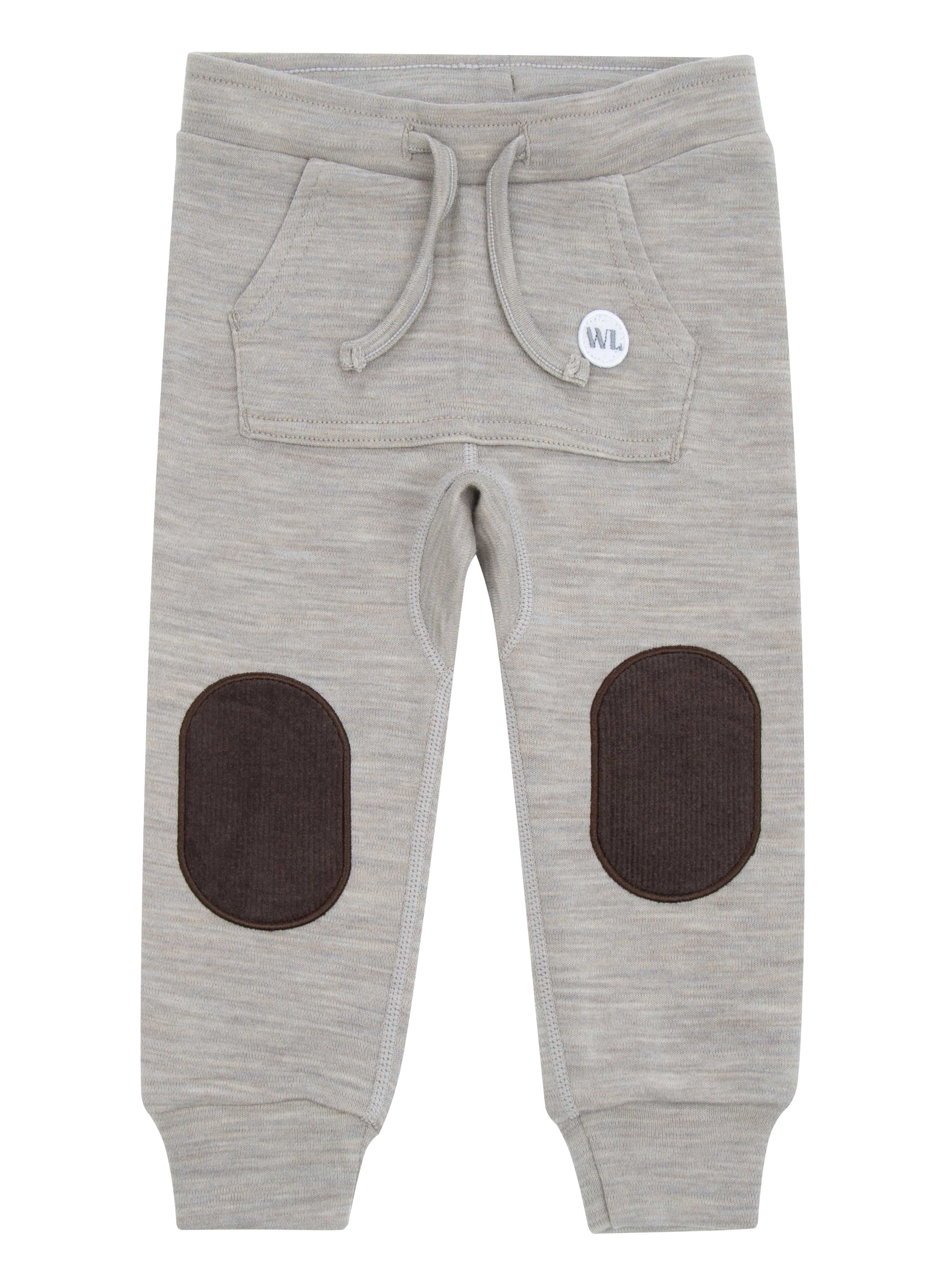 Bergen Merino Trousers With Moose Sand Melange