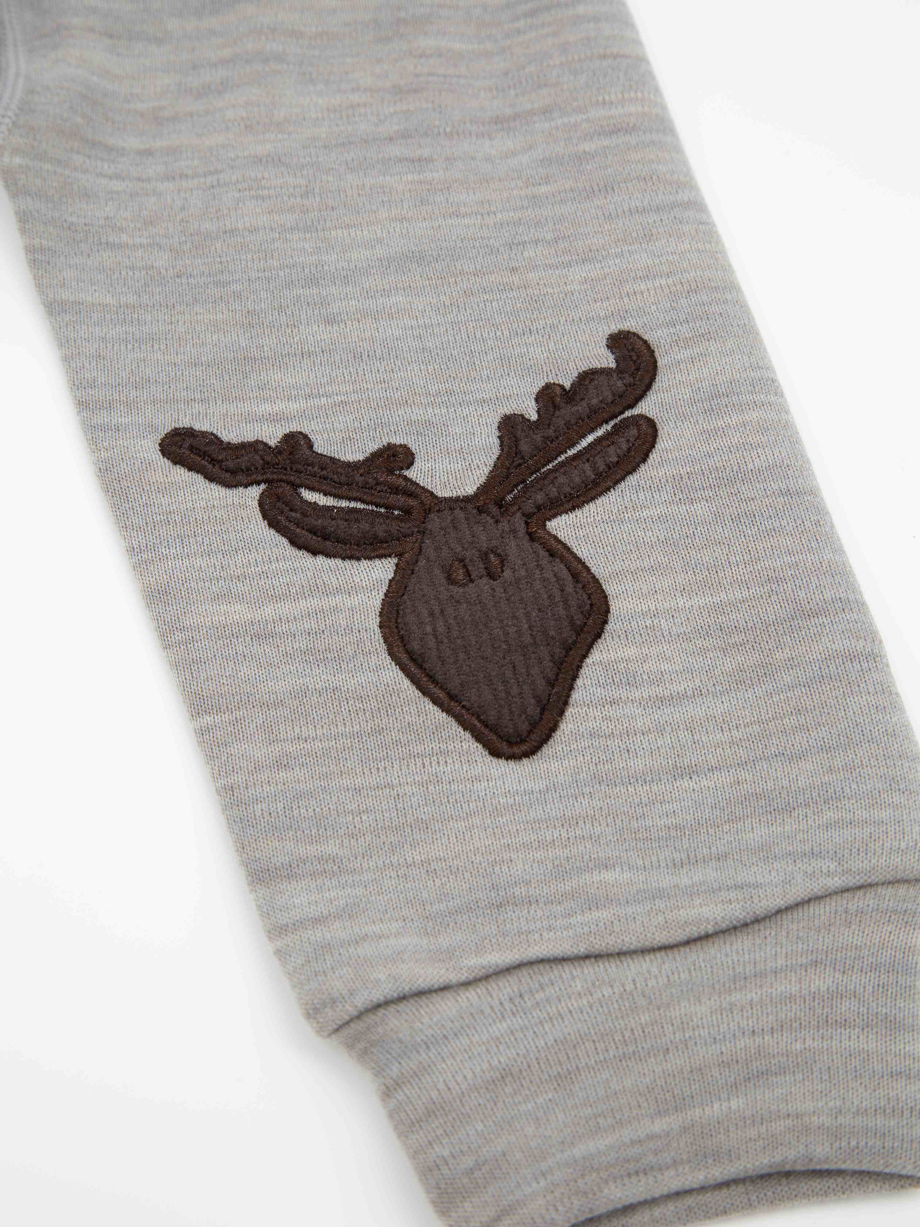 Bergen Merino Trousers With Moose Sand Melange