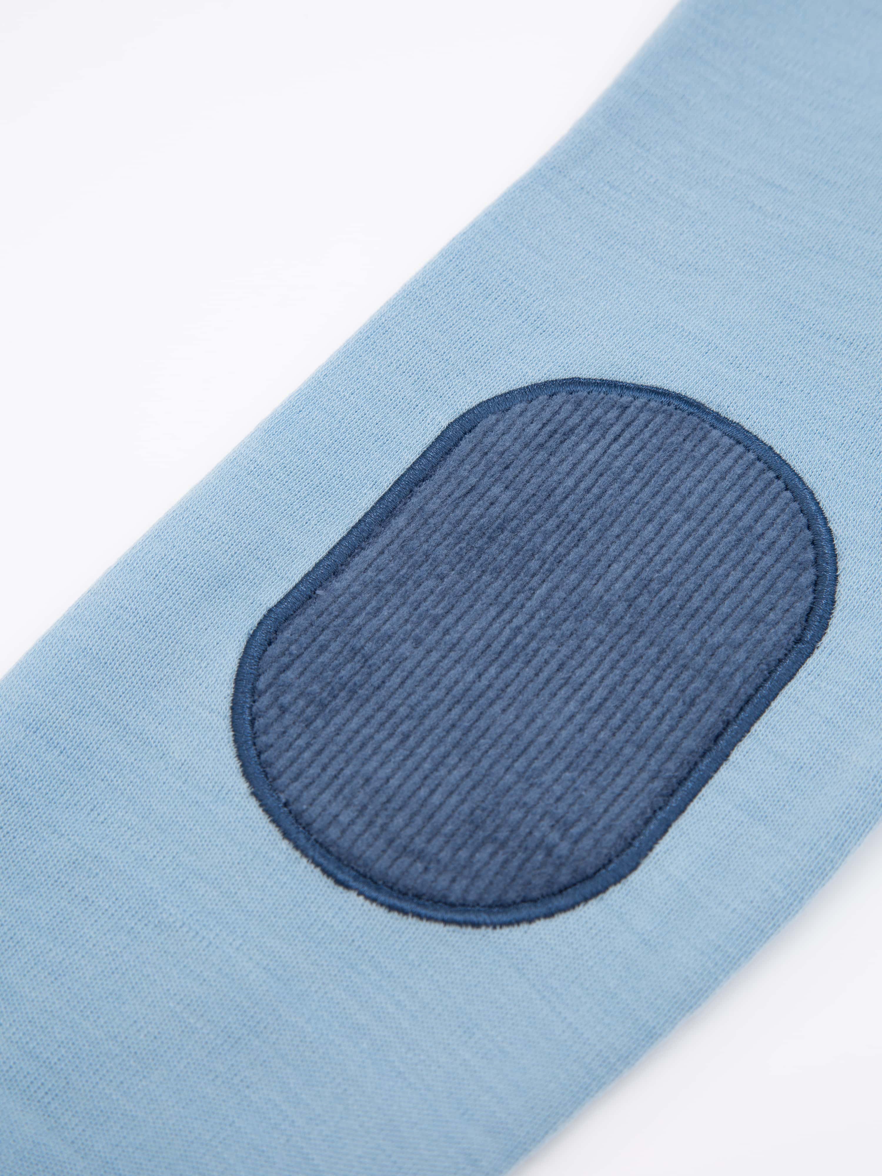 Bergen Merino Trousers With Moose Light Sky