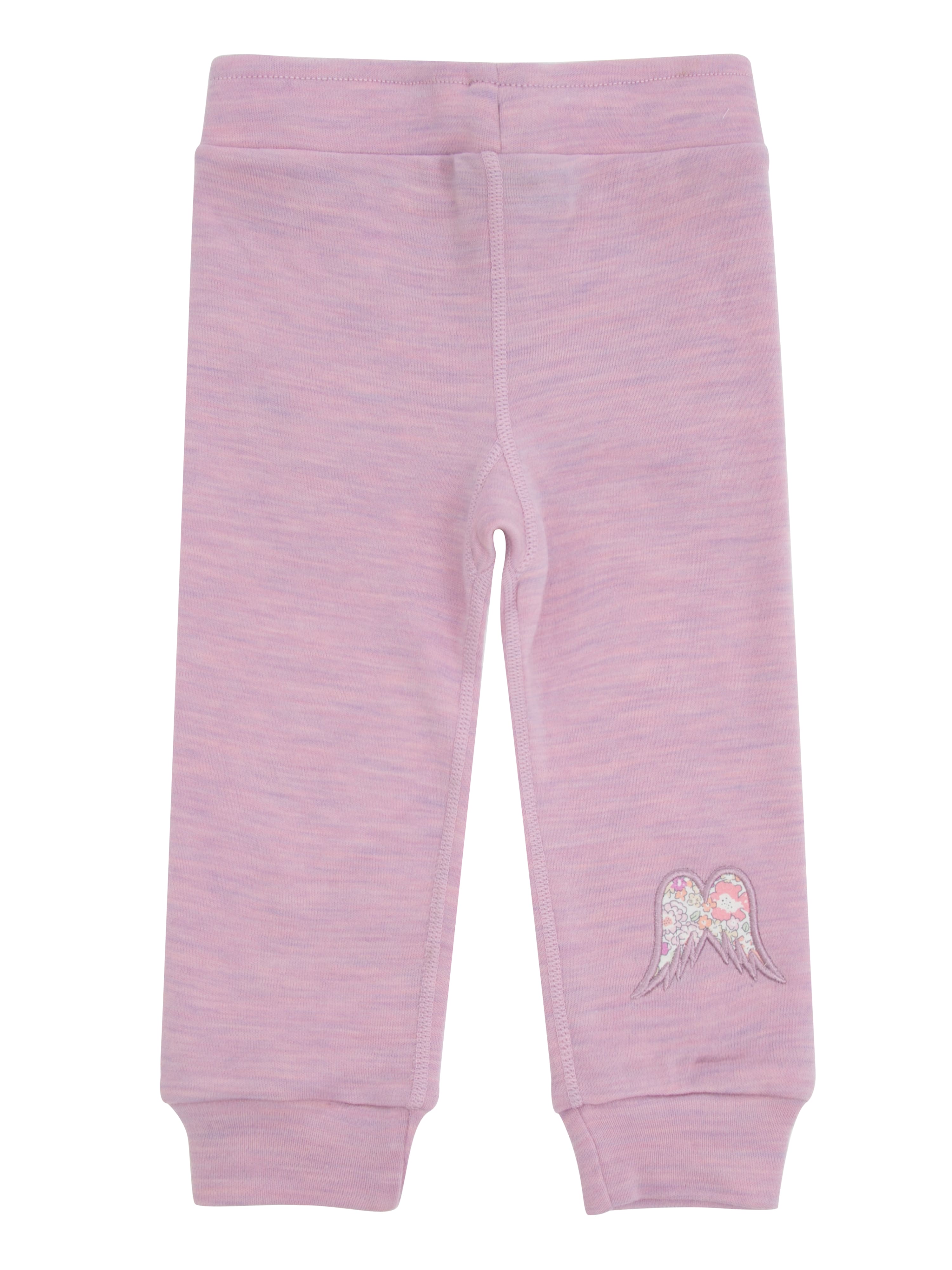 Bergen Merino Ullbukse 0-3 år Light Pink Melange