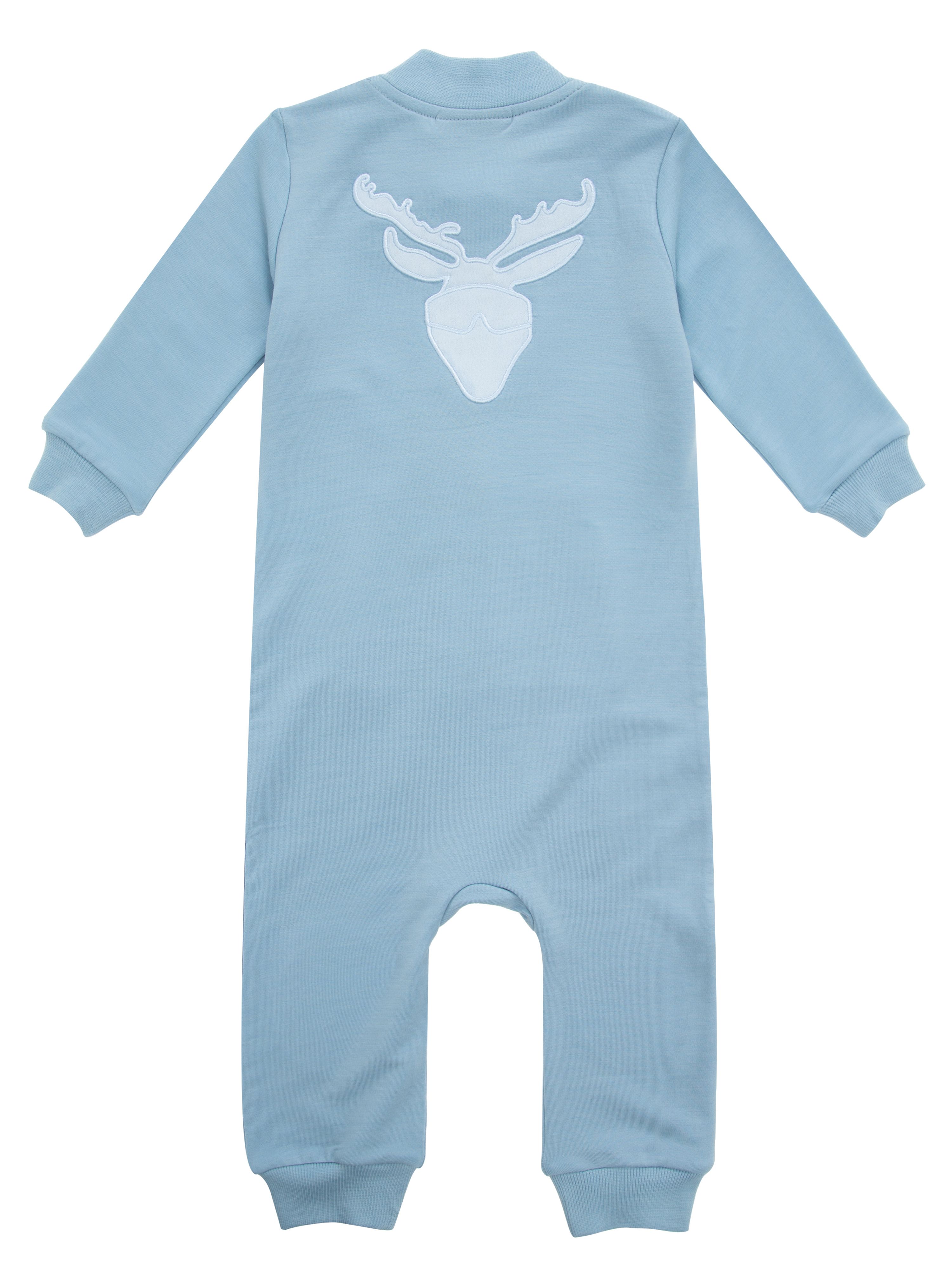 Bergen Wool Overall  Light Sky