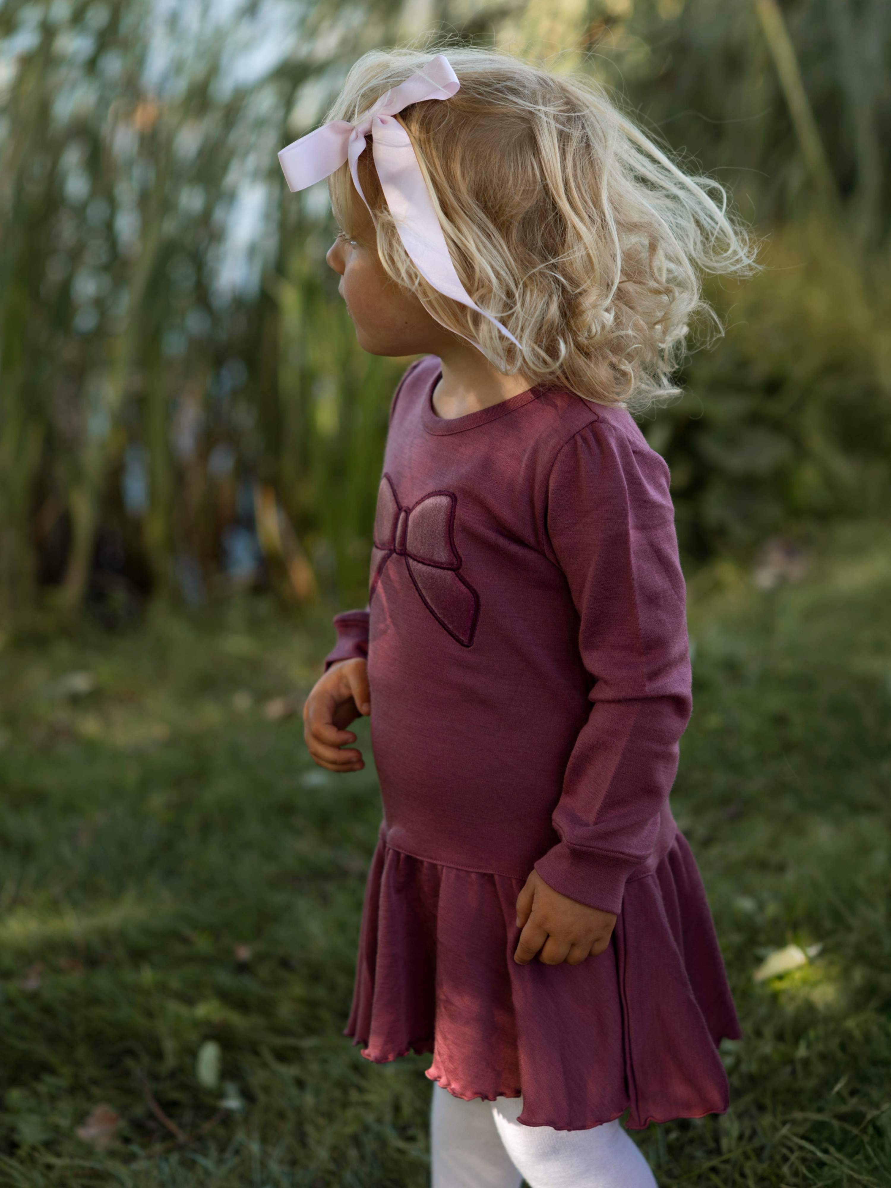 Fåberg Merino Wool Dress Dark Blush