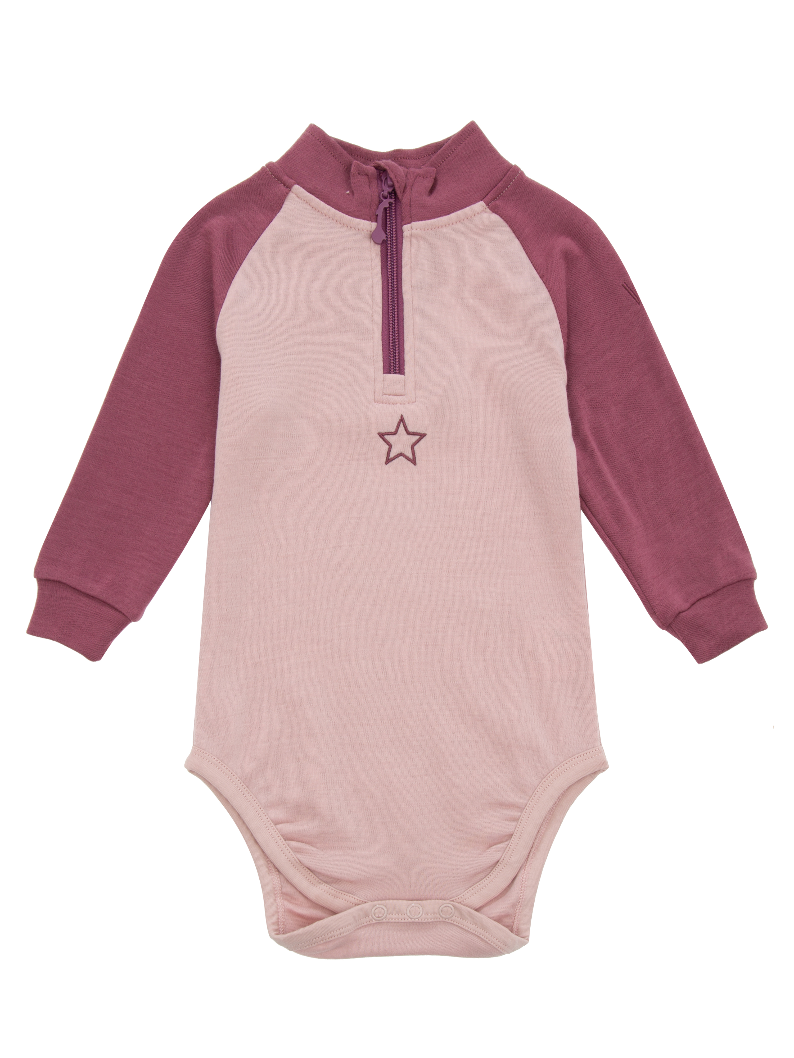 Hovden Merino Wool Bodysuit Old Pink