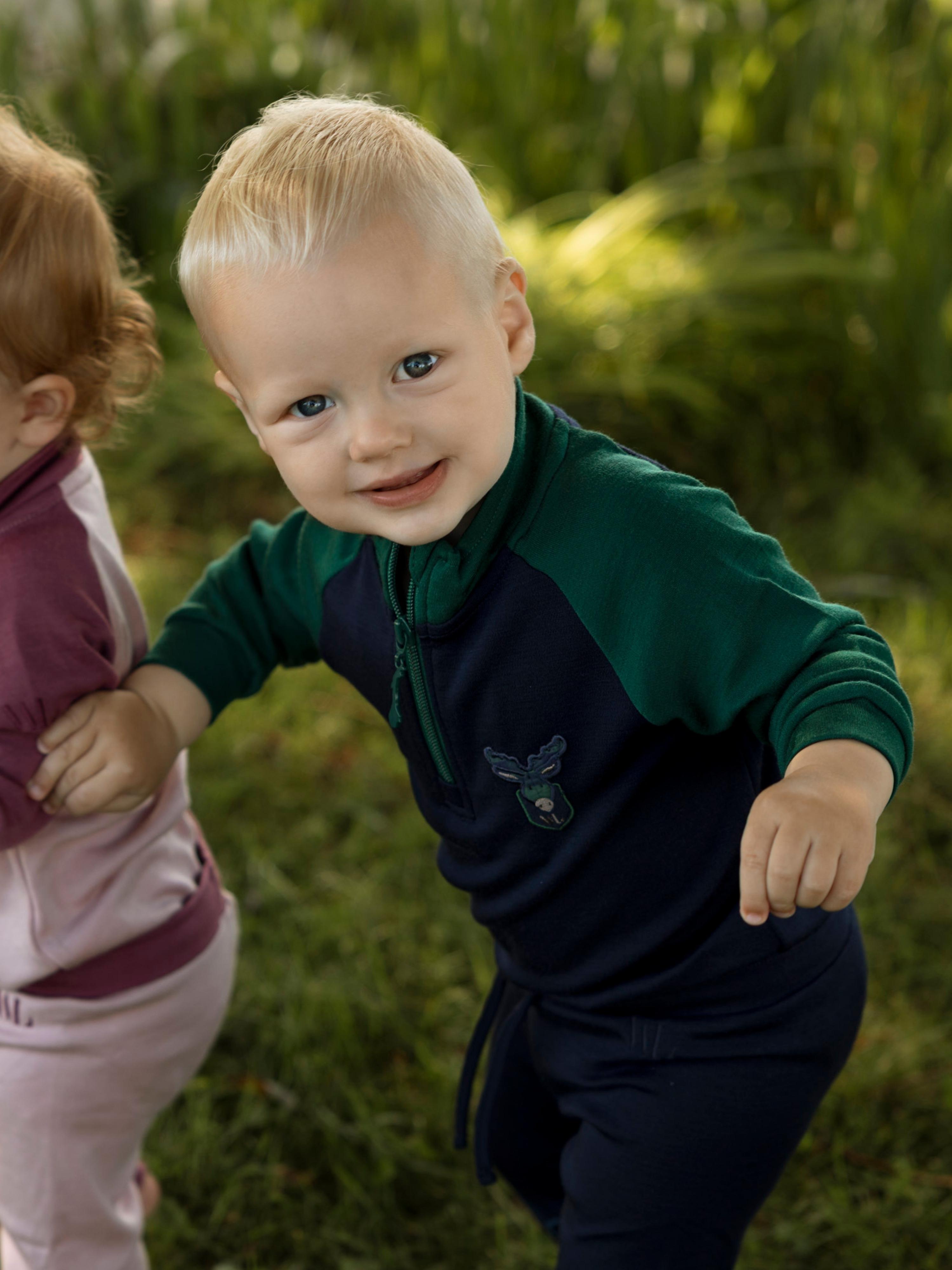 Hovden Merino Ullbody 0-3 år Pine Green