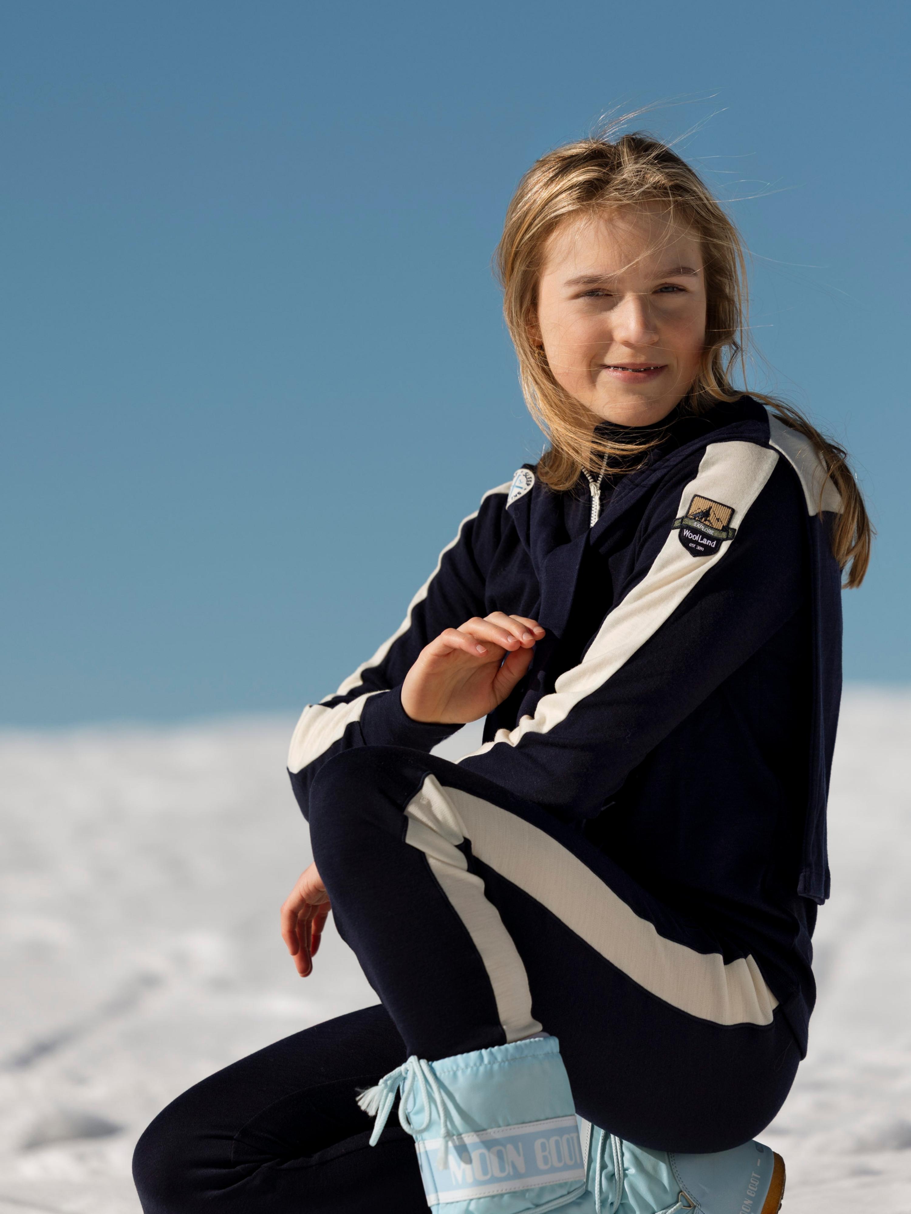 Ål Merino Half-Zip Top Blue Ink