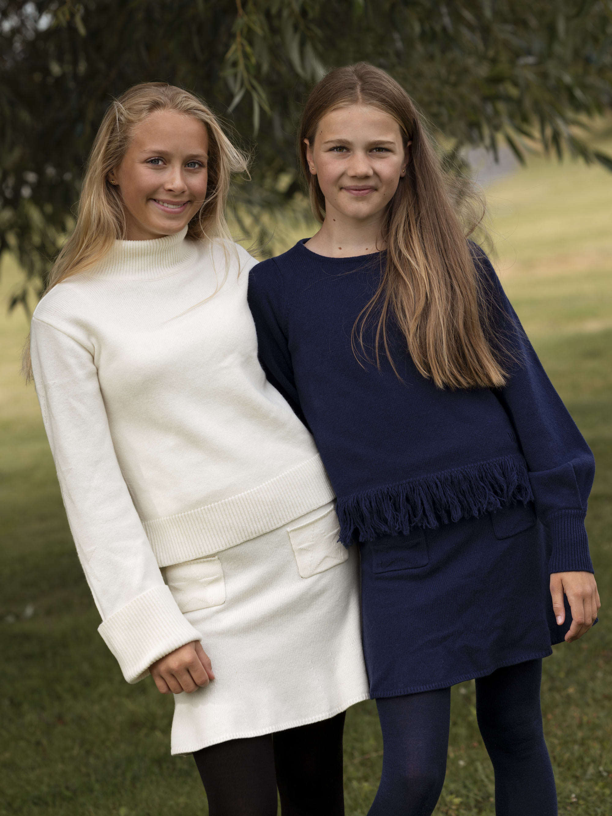 Bærum Høyhalset Strikkegenser  Cream